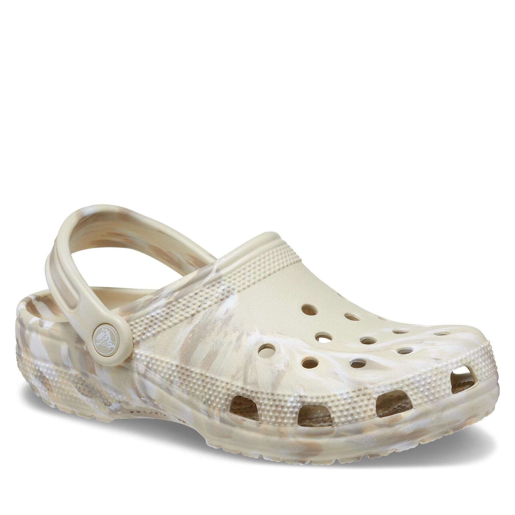 Crocs Saboți Classic Marbled Clog 206867 Bej - Pled.ro