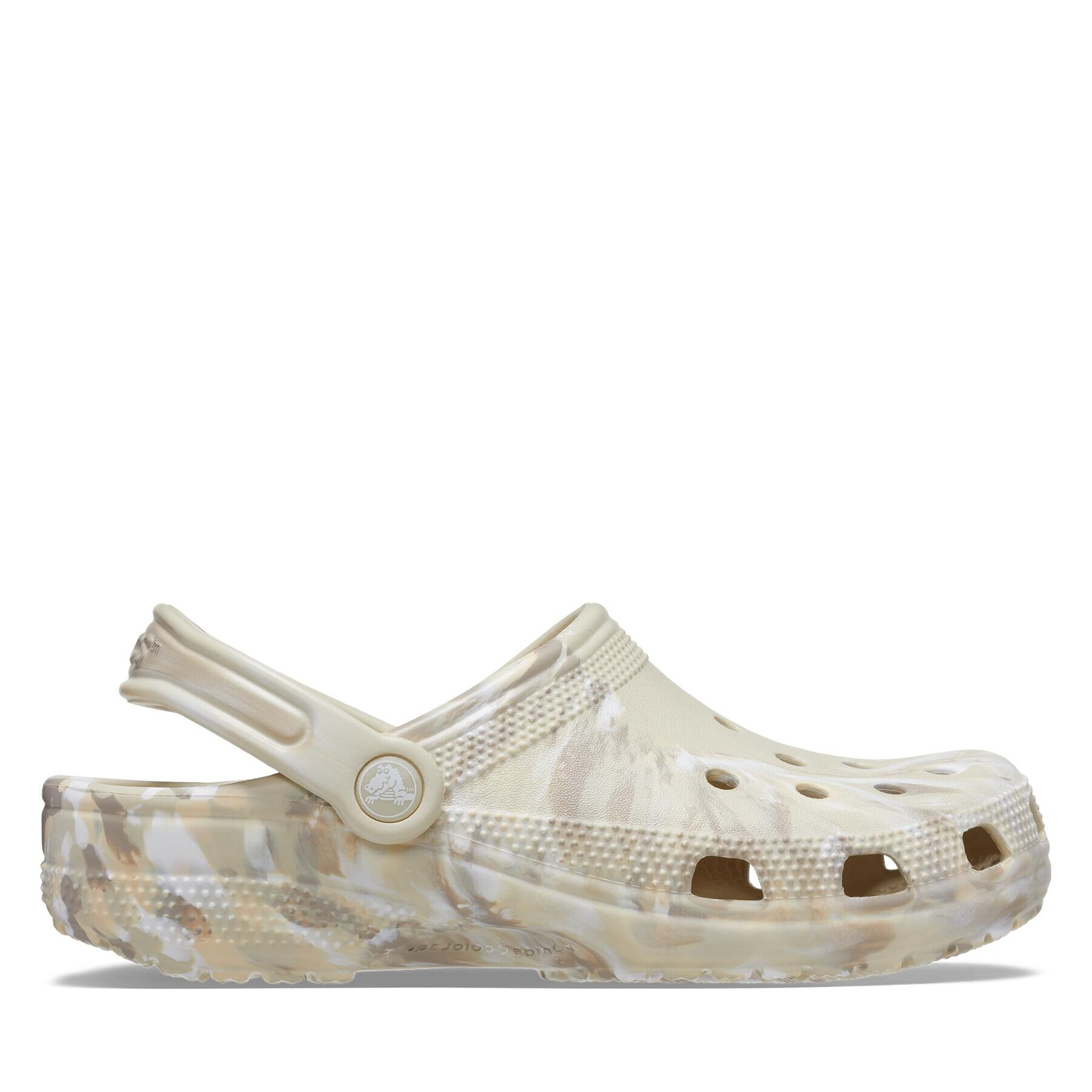 Crocs Saboți Classic Marbled Clog 206867 Bej - Pled.ro