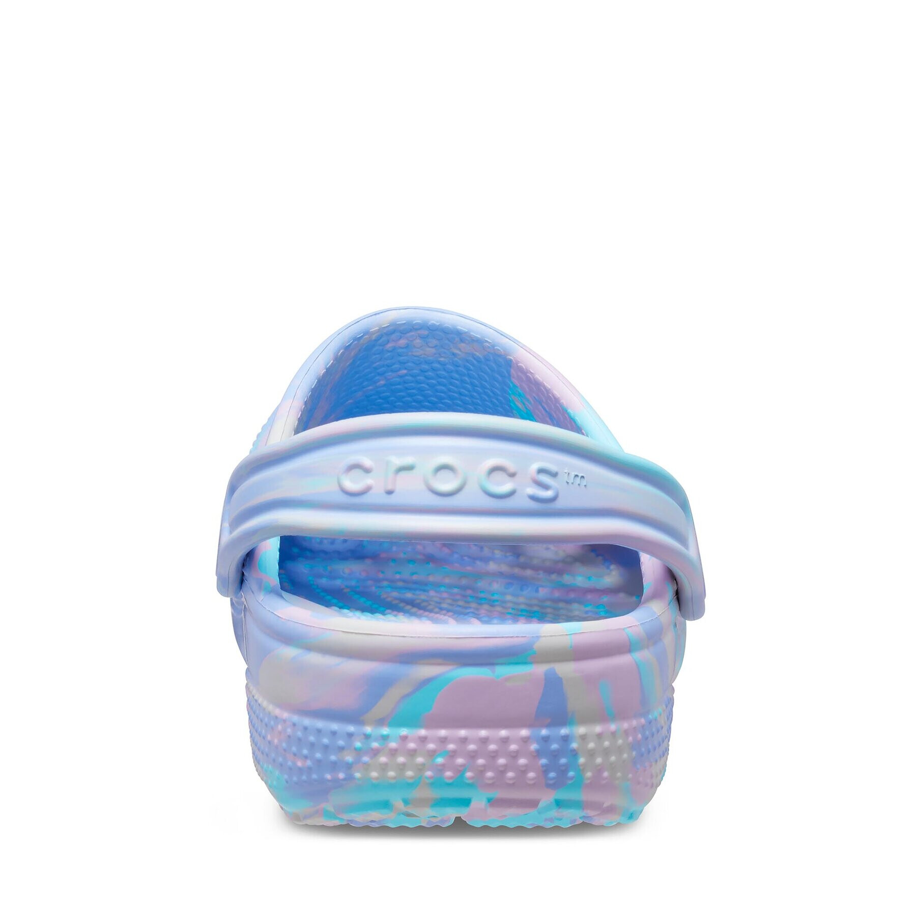 Crocs Saboți Classic Marbled Kids Clog 207464 Albastru - Pled.ro