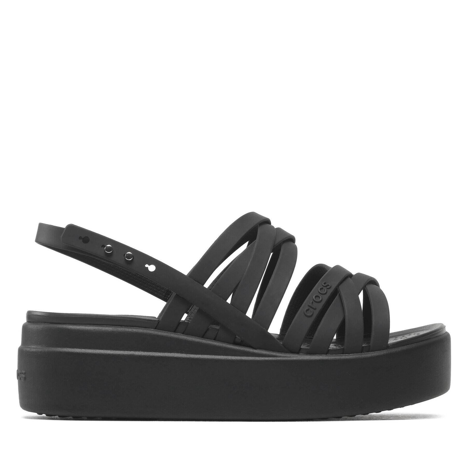 Crocs Sandale Brooklyn Strappy Lowwdgw 206751 Negru - Pled.ro