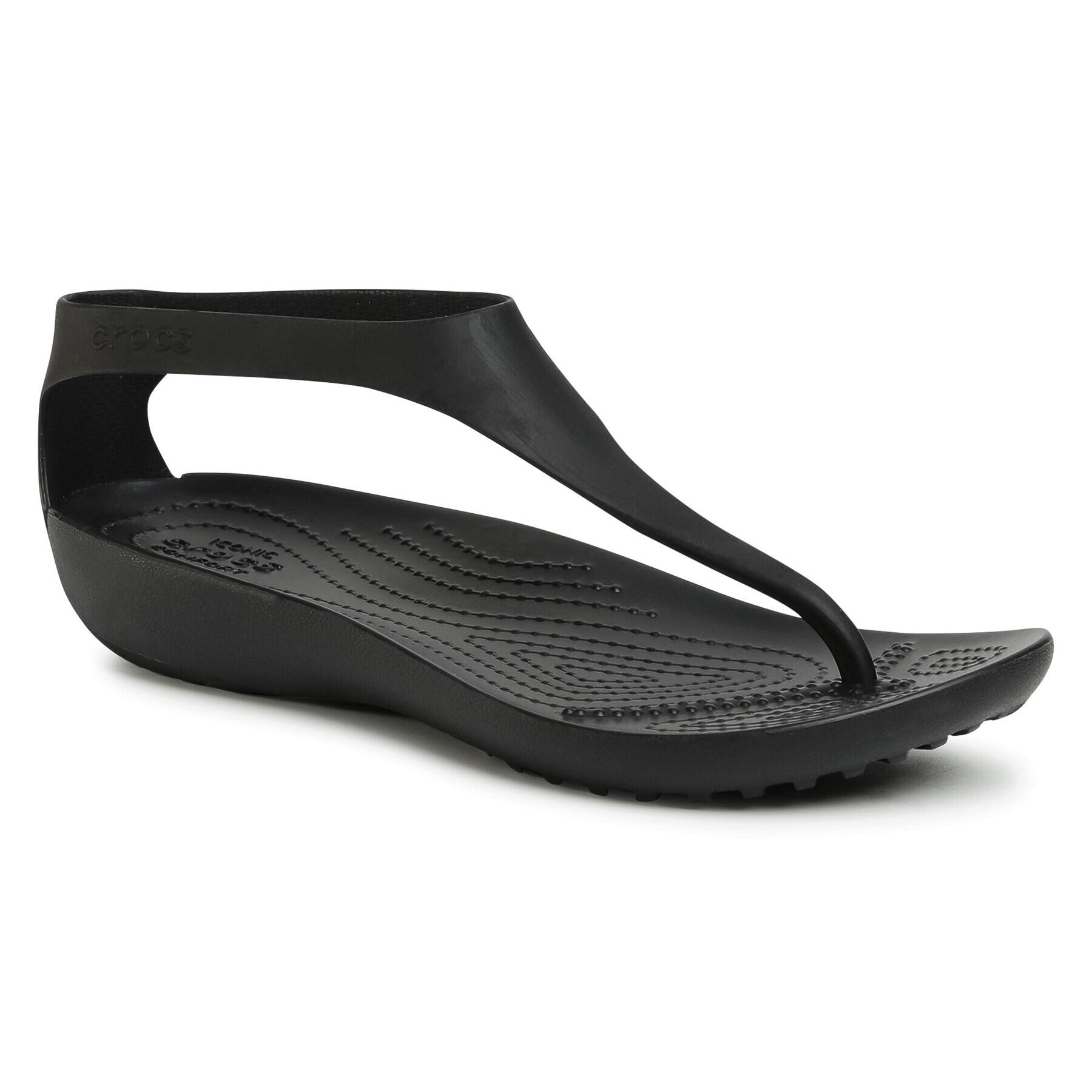 Crocs Sandale Serena Flip W 205468 Negru - Pled.ro