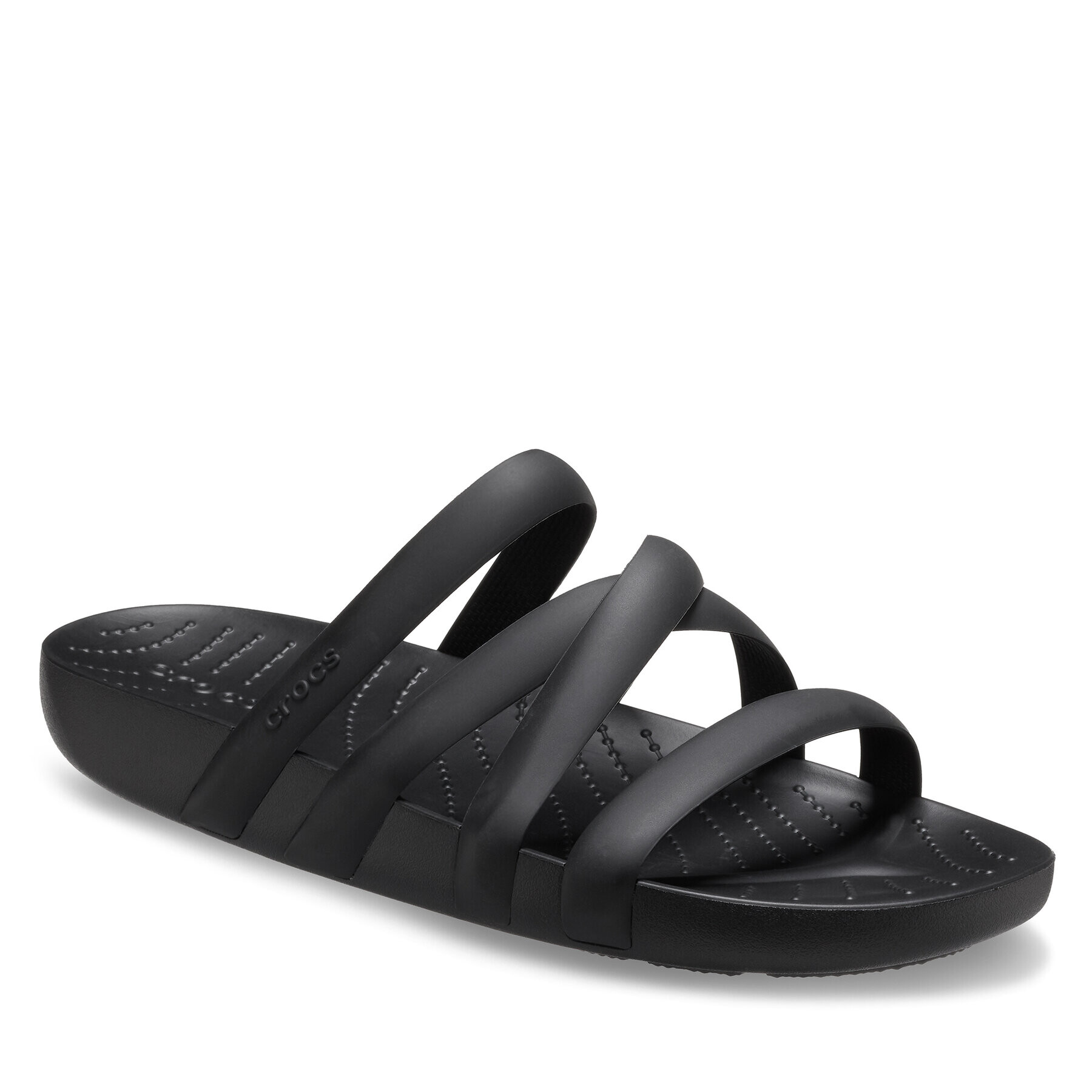 Crocs Sandale Splash Strappy Sandal 208217 Negru - Pled.ro