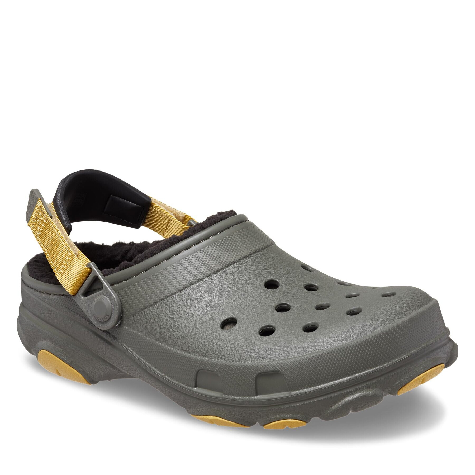 Crocs Șlapi All Terain Lined Clog 207936 Kaki - Pled.ro