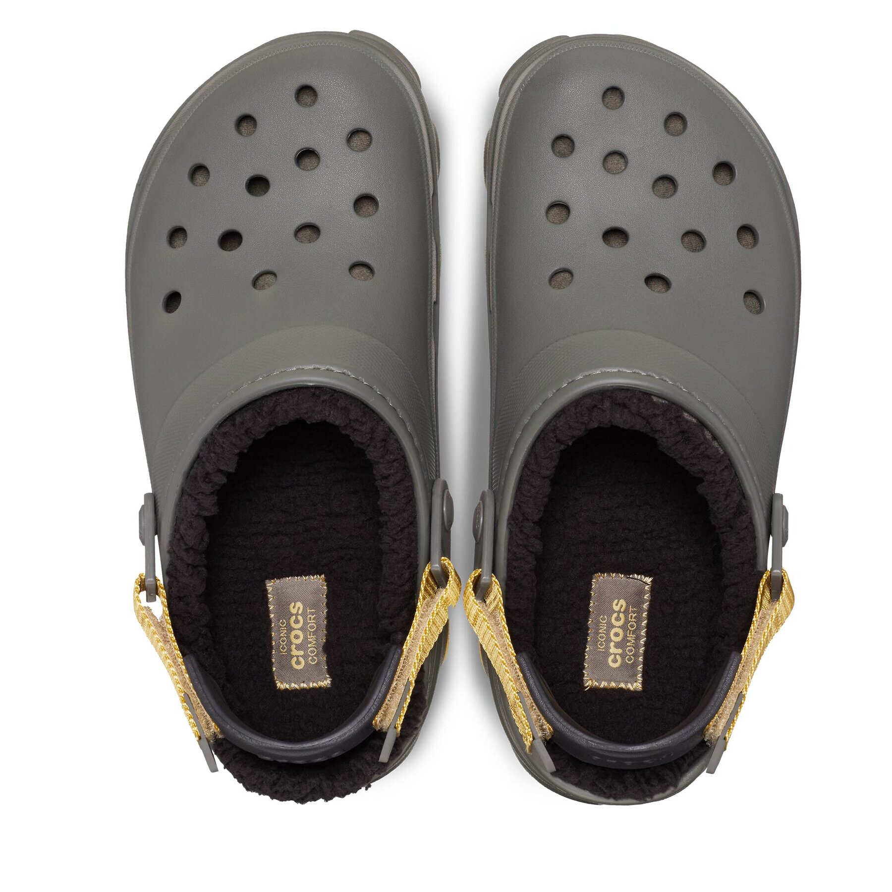 Crocs Șlapi All Terain Lined Clog 207936 Kaki - Pled.ro