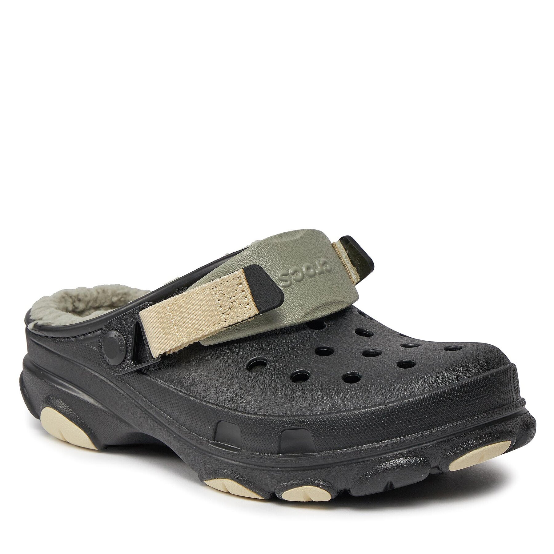 Crocs Șlapi All Terain Lined Clog 207936 Negru - Pled.ro