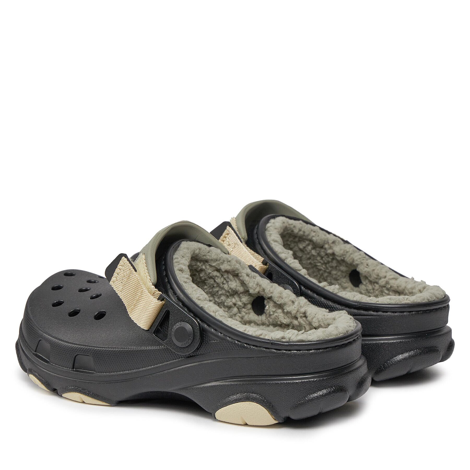 Crocs Șlapi All Terain Lined Clog 207936 Negru - Pled.ro