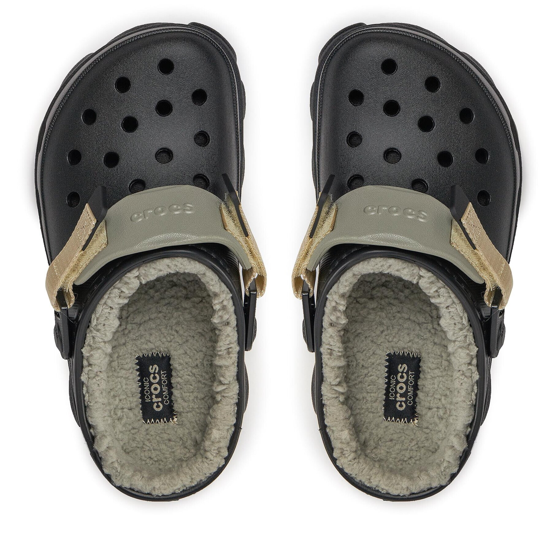 Crocs Șlapi All Terain Lined Clog 207936 Negru - Pled.ro