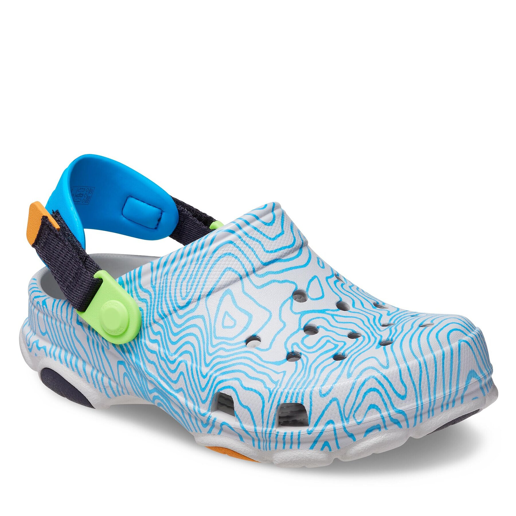 Crocs Șlapi Alll Terain Topographic Clog K 208312 Gri - Pled.ro