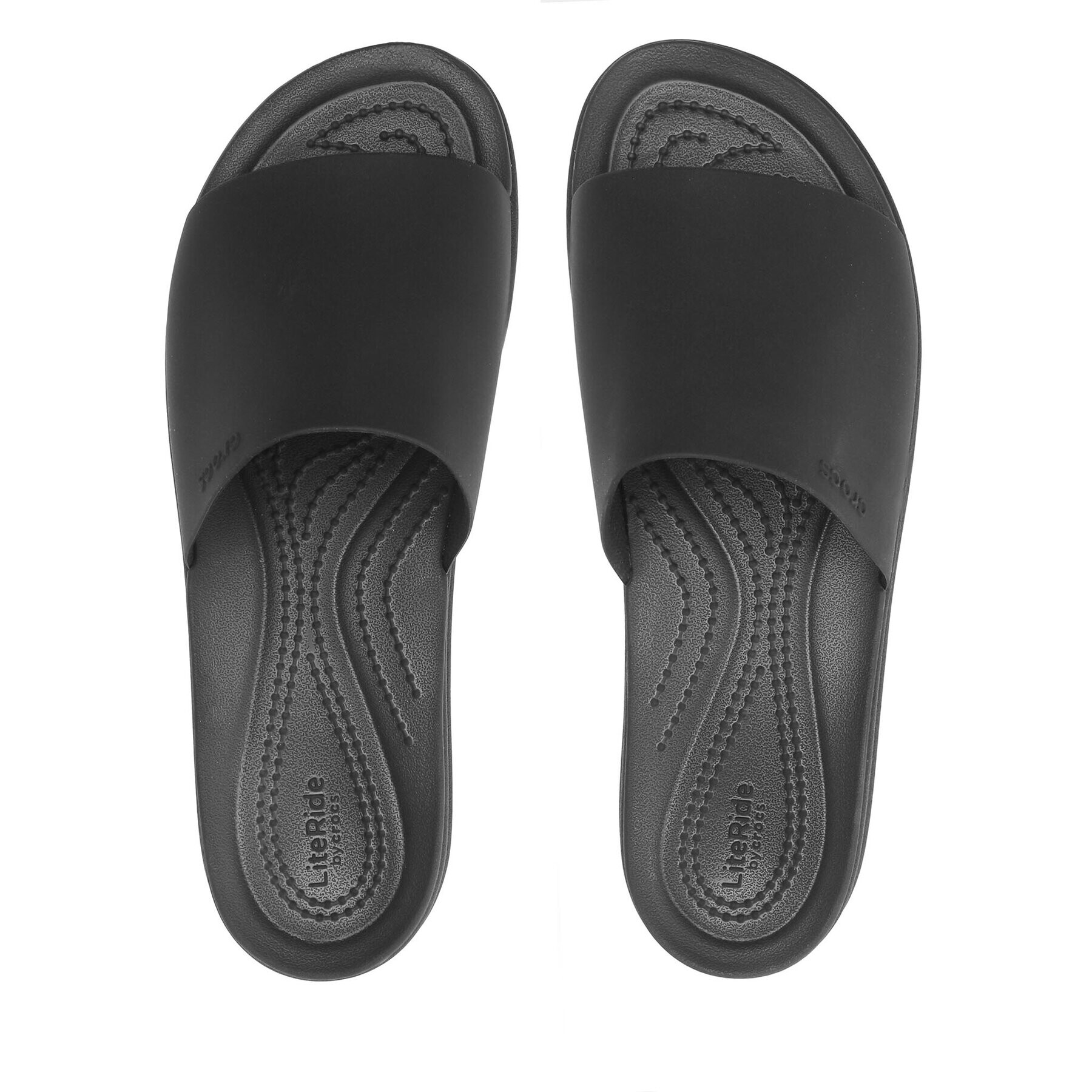 Crocs Șlapi Brooklyn Slide 208728 Negru - Pled.ro