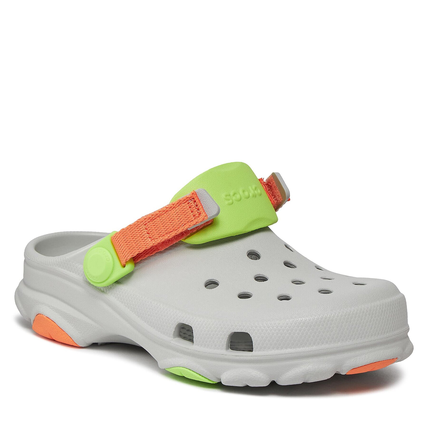 Crocs Șlapi Classic All Terain Kids Clog 207458 Alb - Pled.ro