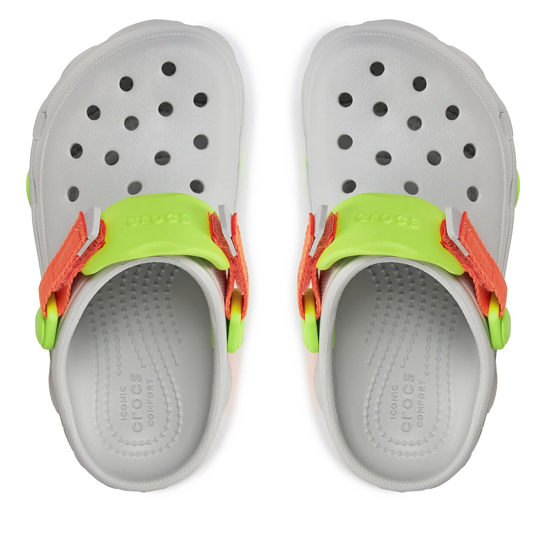 Crocs Șlapi Classic All Terain Kids Clog 207458 Alb - Pled.ro