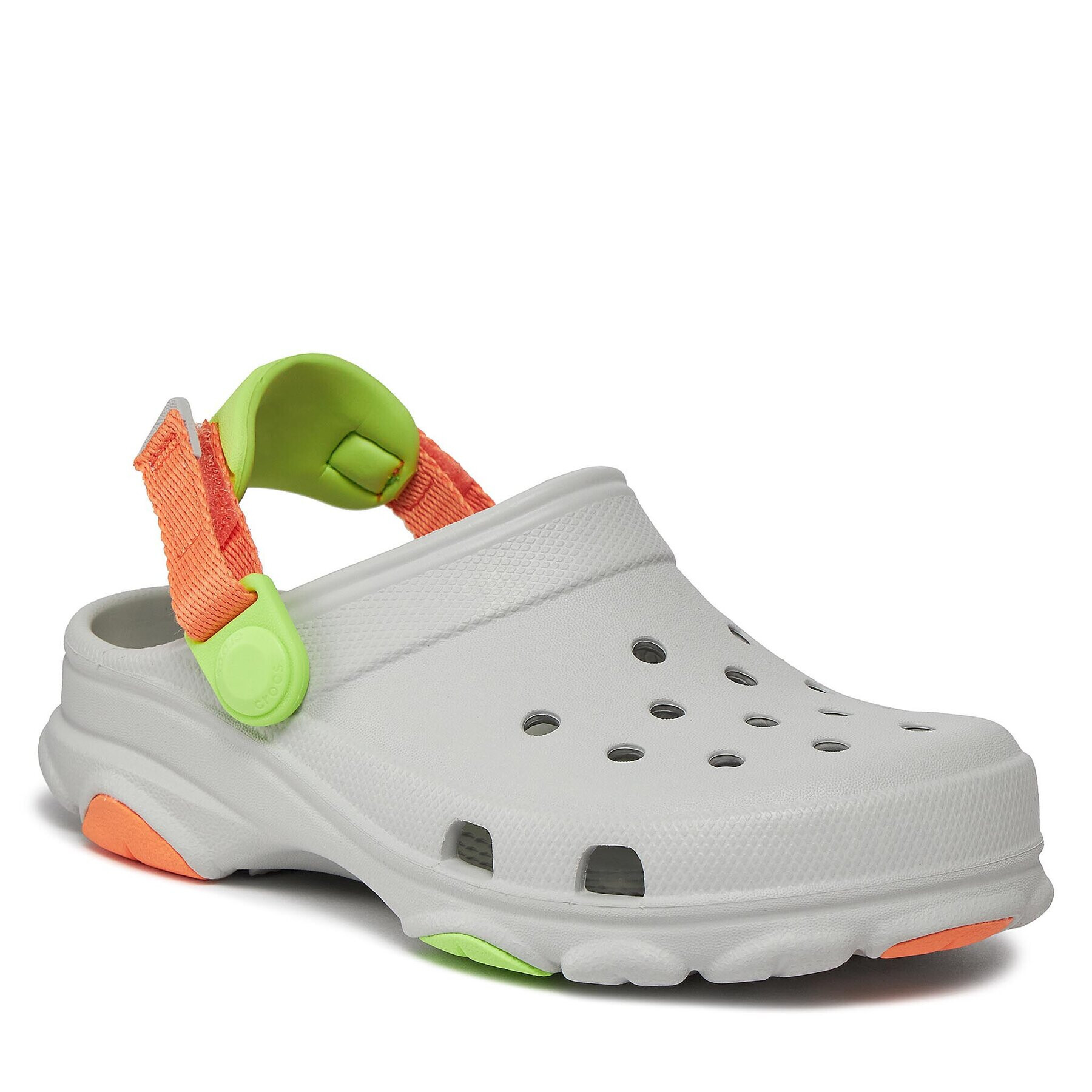 Crocs Șlapi Classic All Terain Kids Clog 207458 Alb - Pled.ro