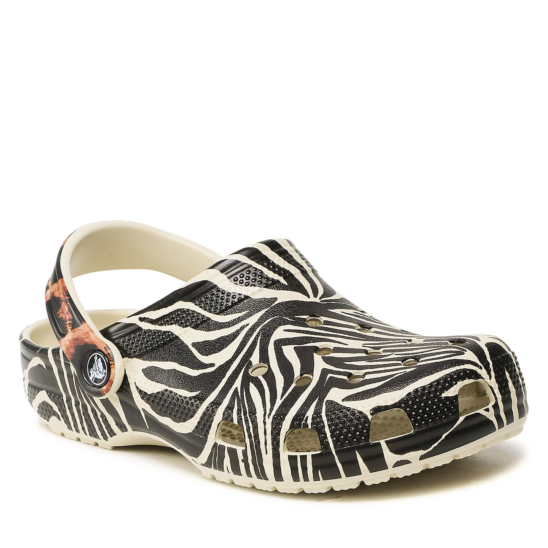 Crocs Șlapi Classic Animal Remix 207840 Bej - Pled.ro