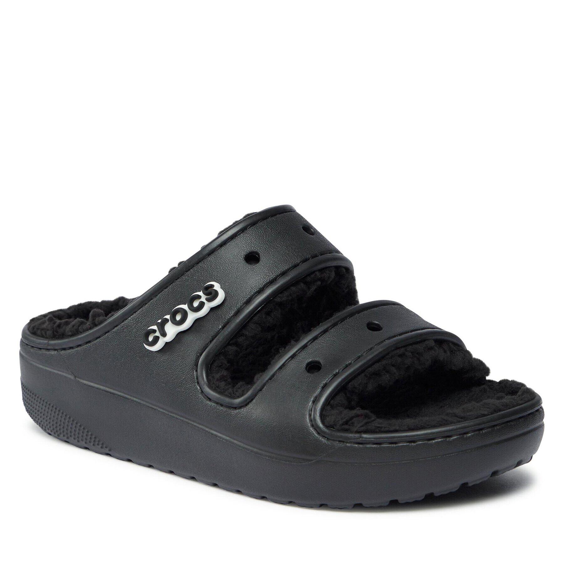 Crocs Șlapi Classic Cozzy Sandal 207446 Negru - Pled.ro