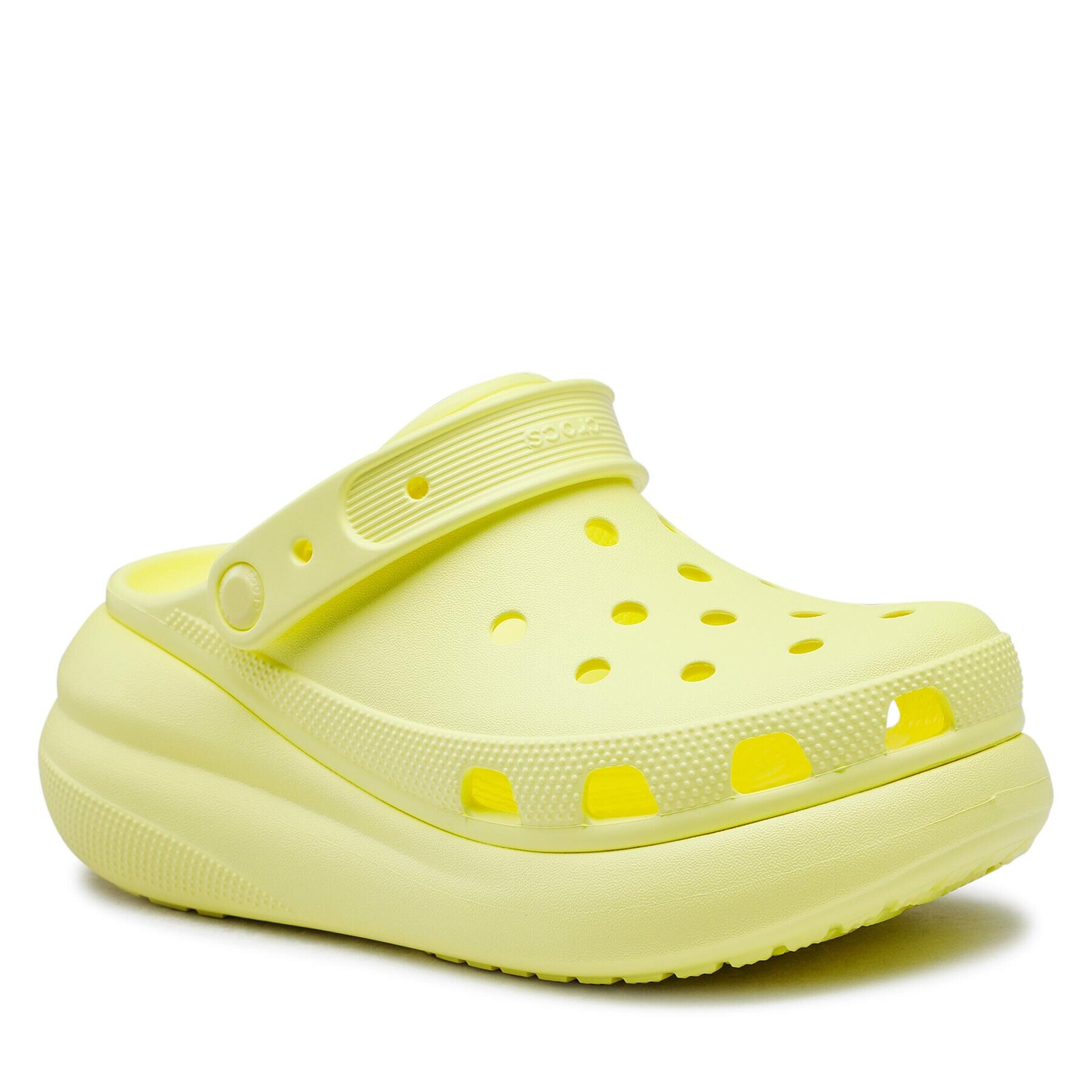 Crocs Șlapi Classic Crush Clog 207521 Galben - Pled.ro