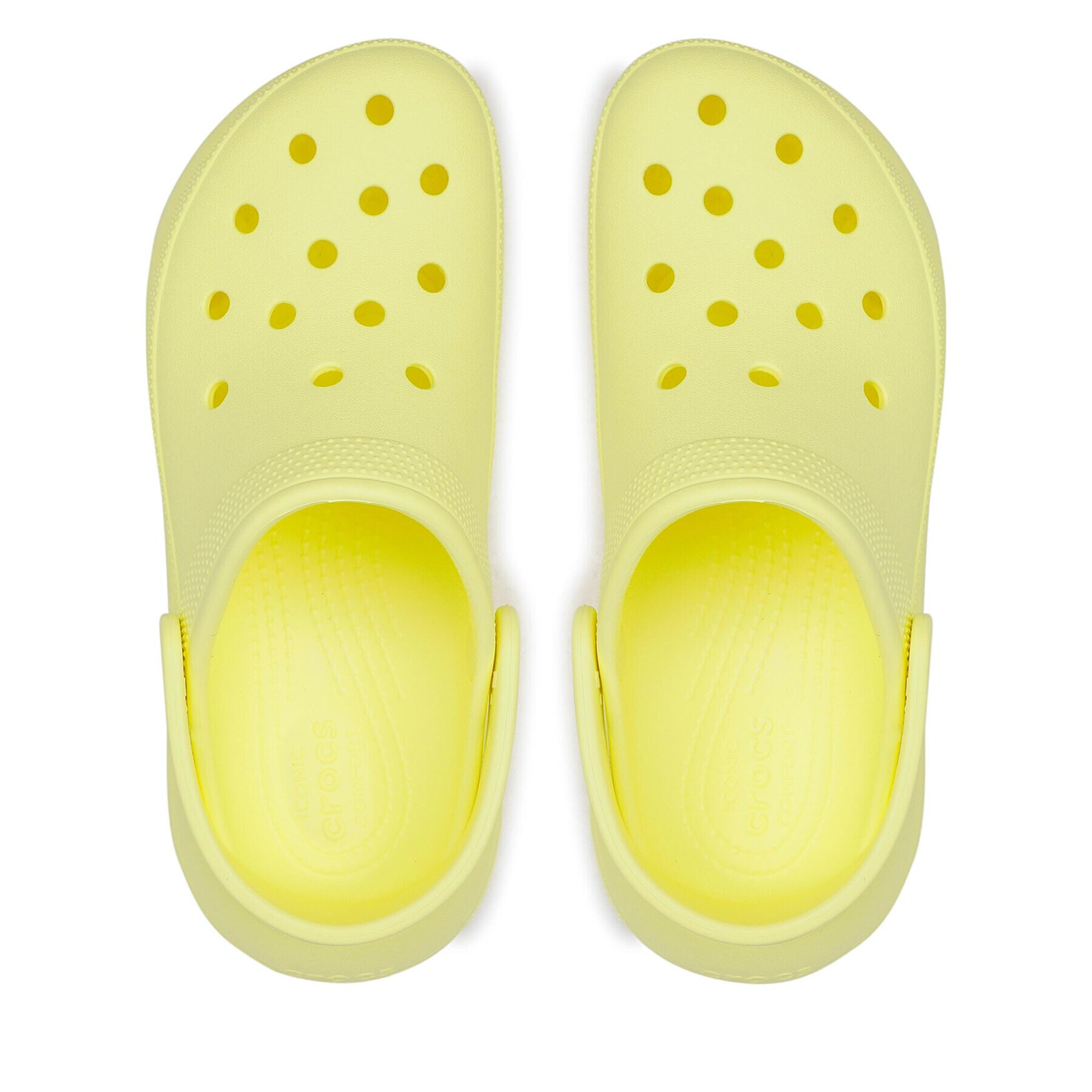 Crocs Șlapi Classic Crush Clog 207521 Galben - Pled.ro