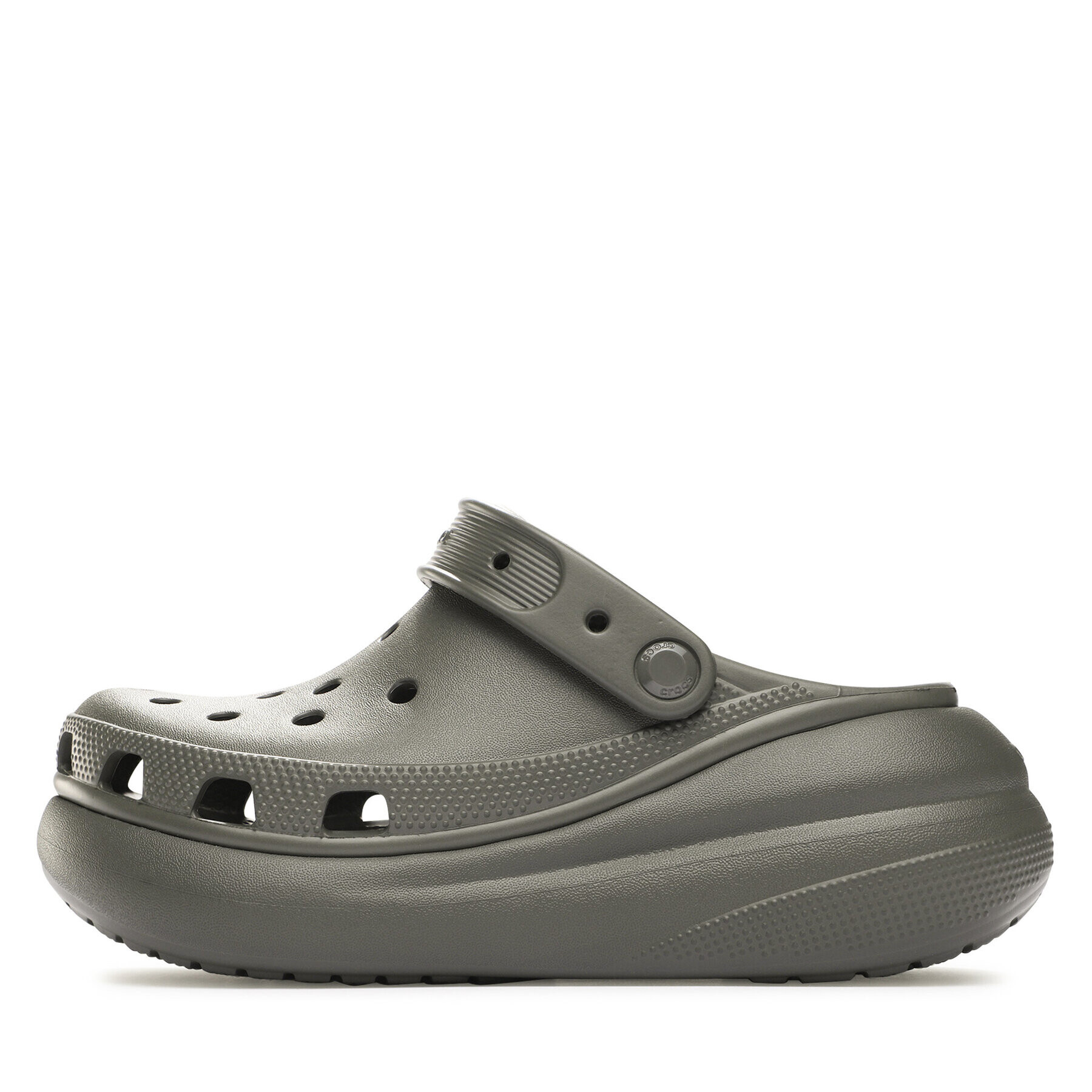 Crocs Șlapi Classic Crush Clog 207521 Kaki - Pled.ro