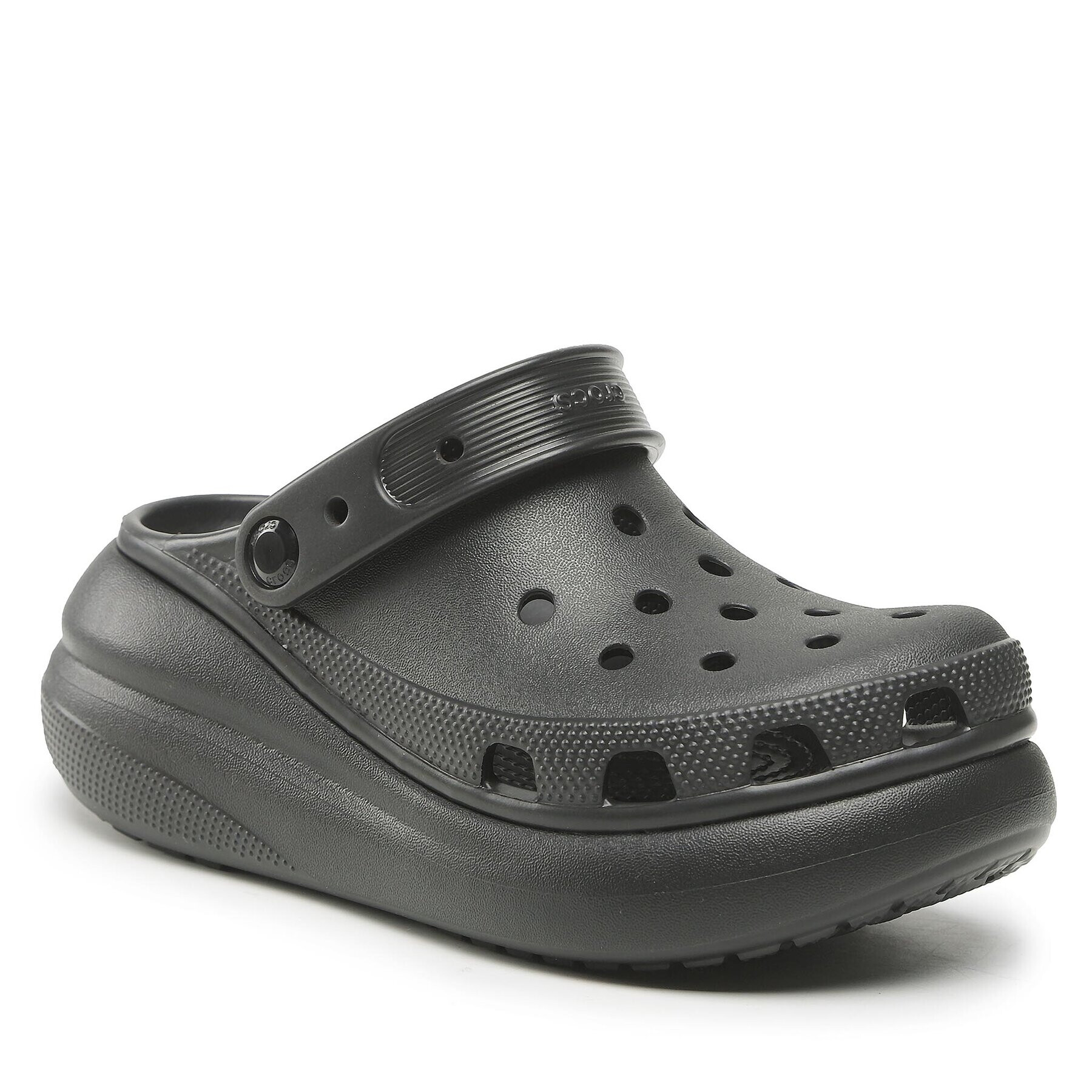 Crocs Șlapi Classic Crush Clog 207521 Negru - Pled.ro