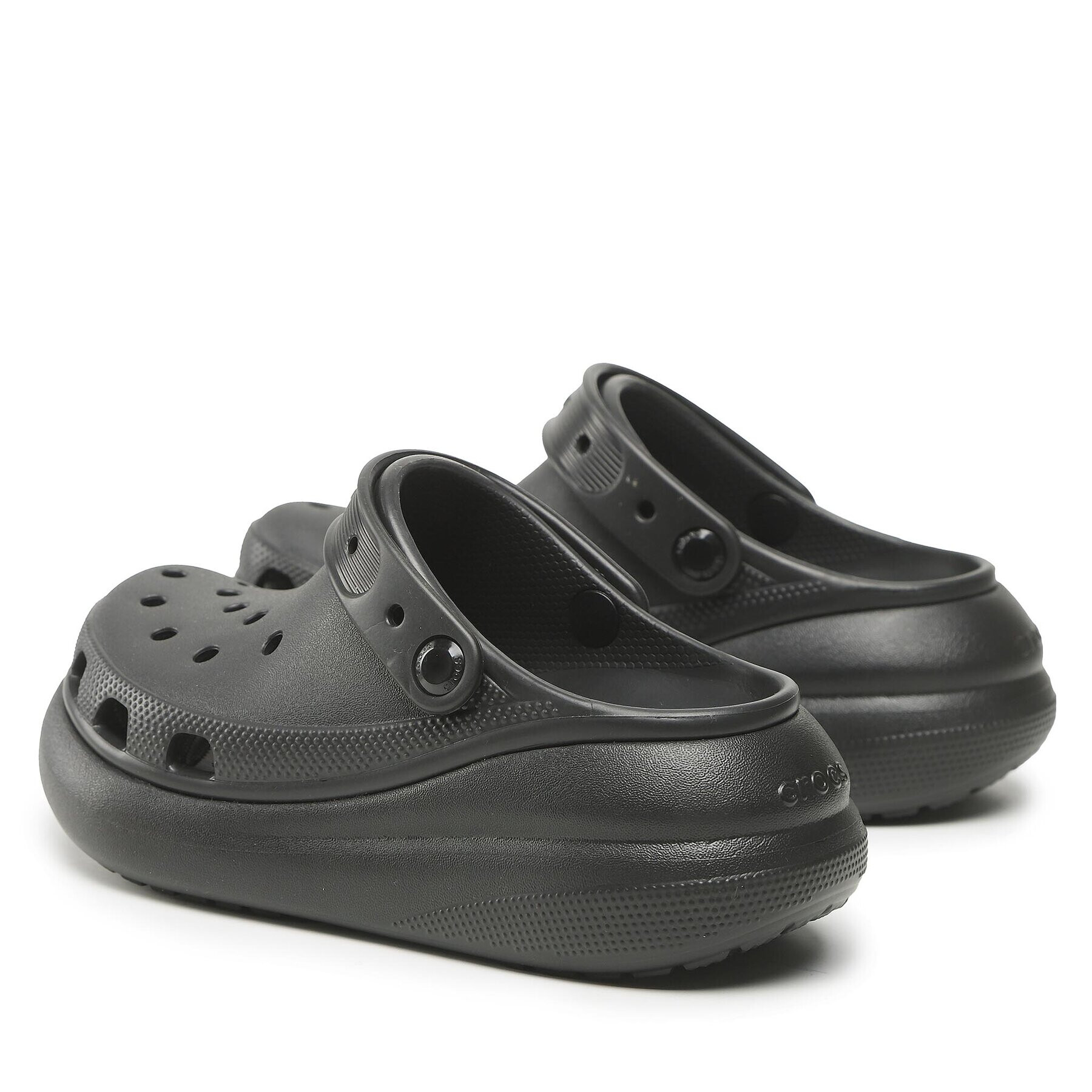 Crocs Șlapi Classic Crush Clog 207521 Negru - Pled.ro