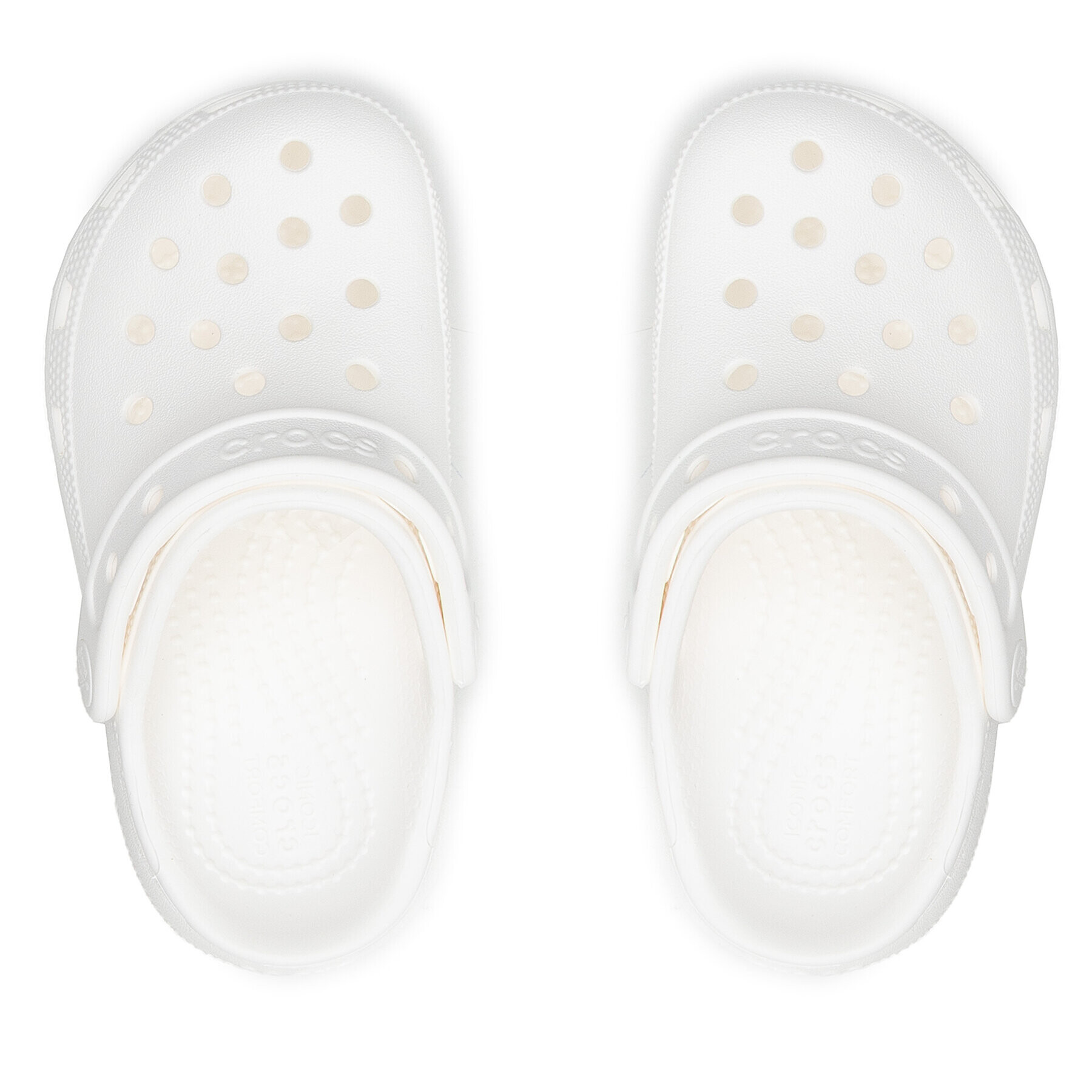 Crocs Șlapi Classic Cutie Clog 207708 Alb - Pled.ro