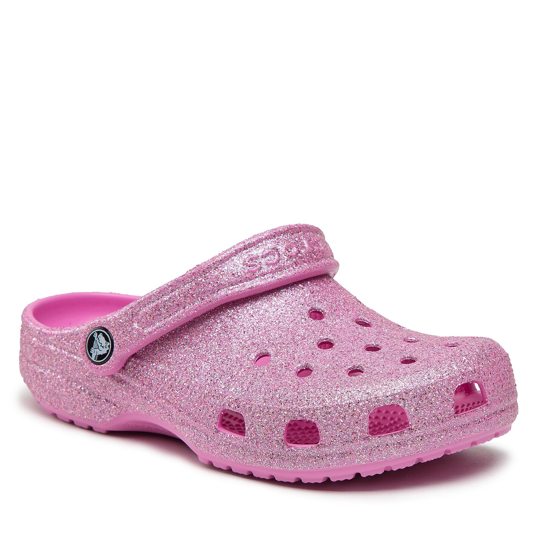 Crocs Șlapi Classic Glitter 207551 Roz - Pled.ro