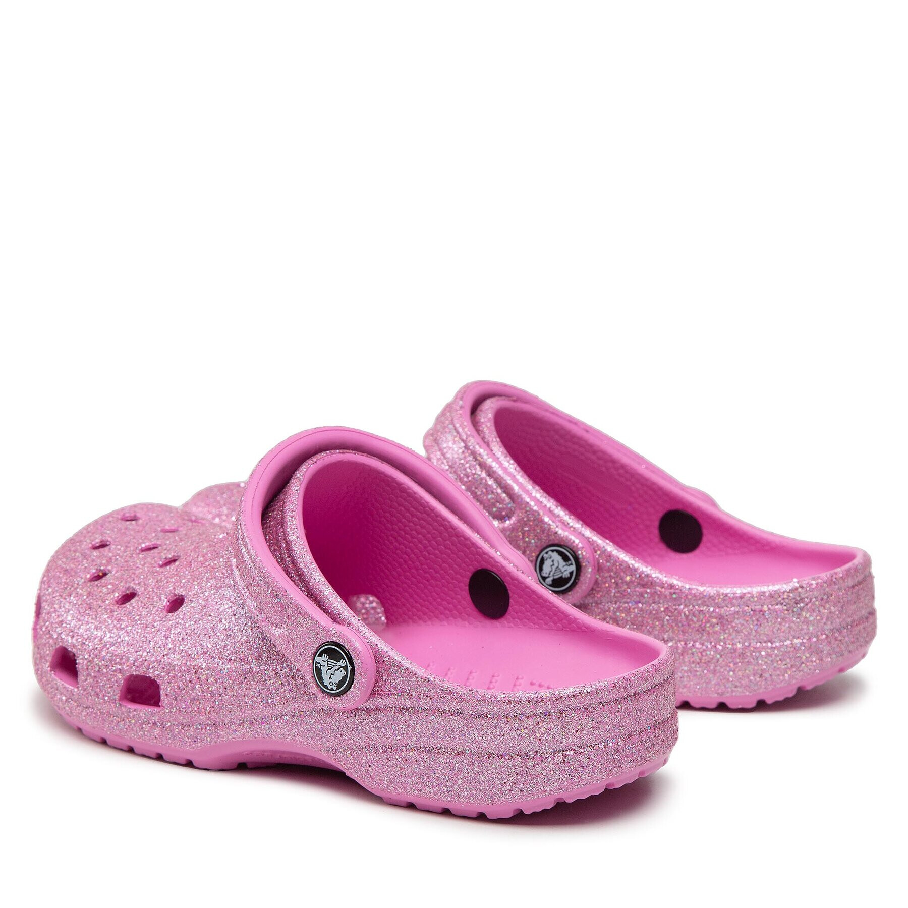 Crocs Șlapi Classic Glitter 207551 Roz - Pled.ro