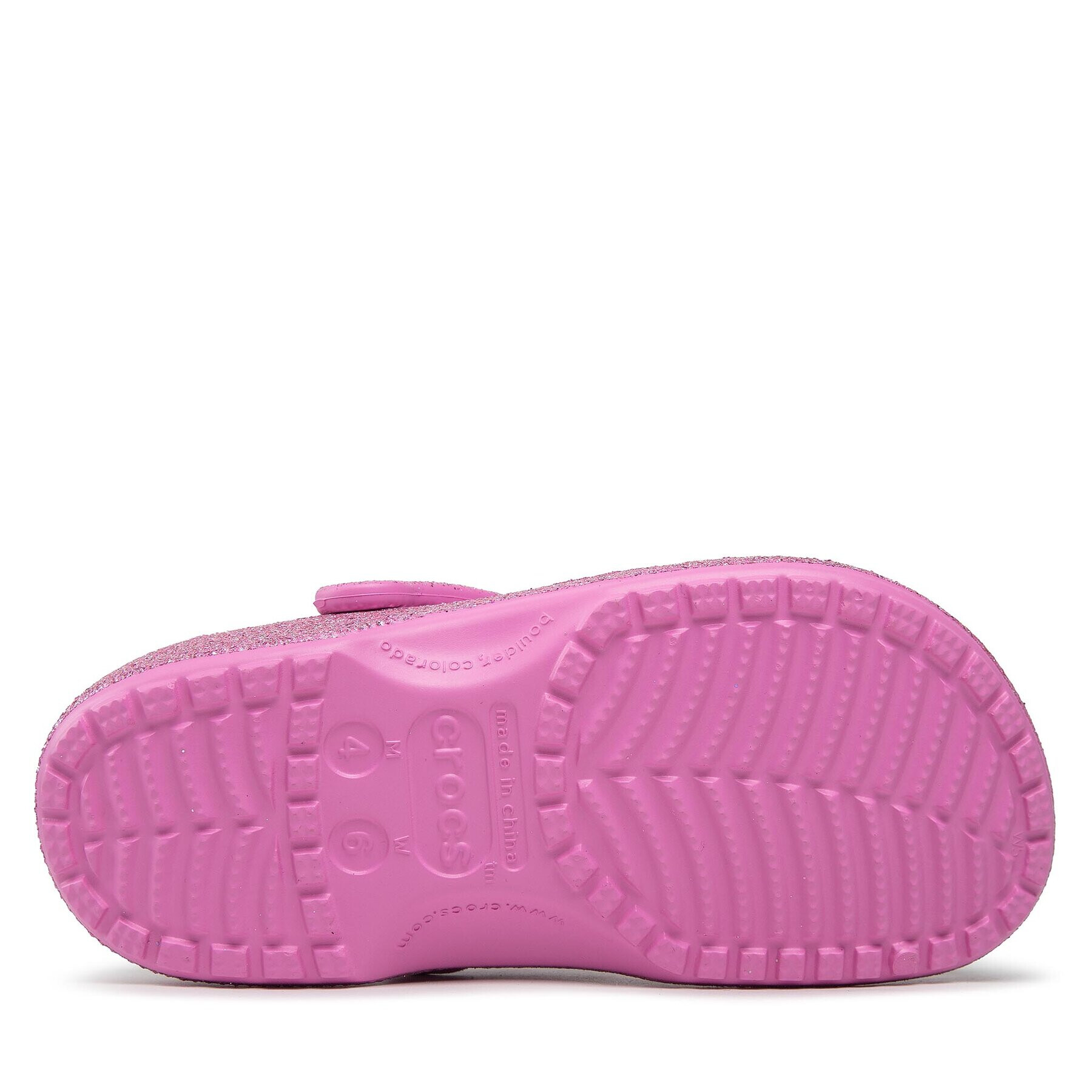 Crocs Șlapi Classic Glitter 207551 Roz - Pled.ro