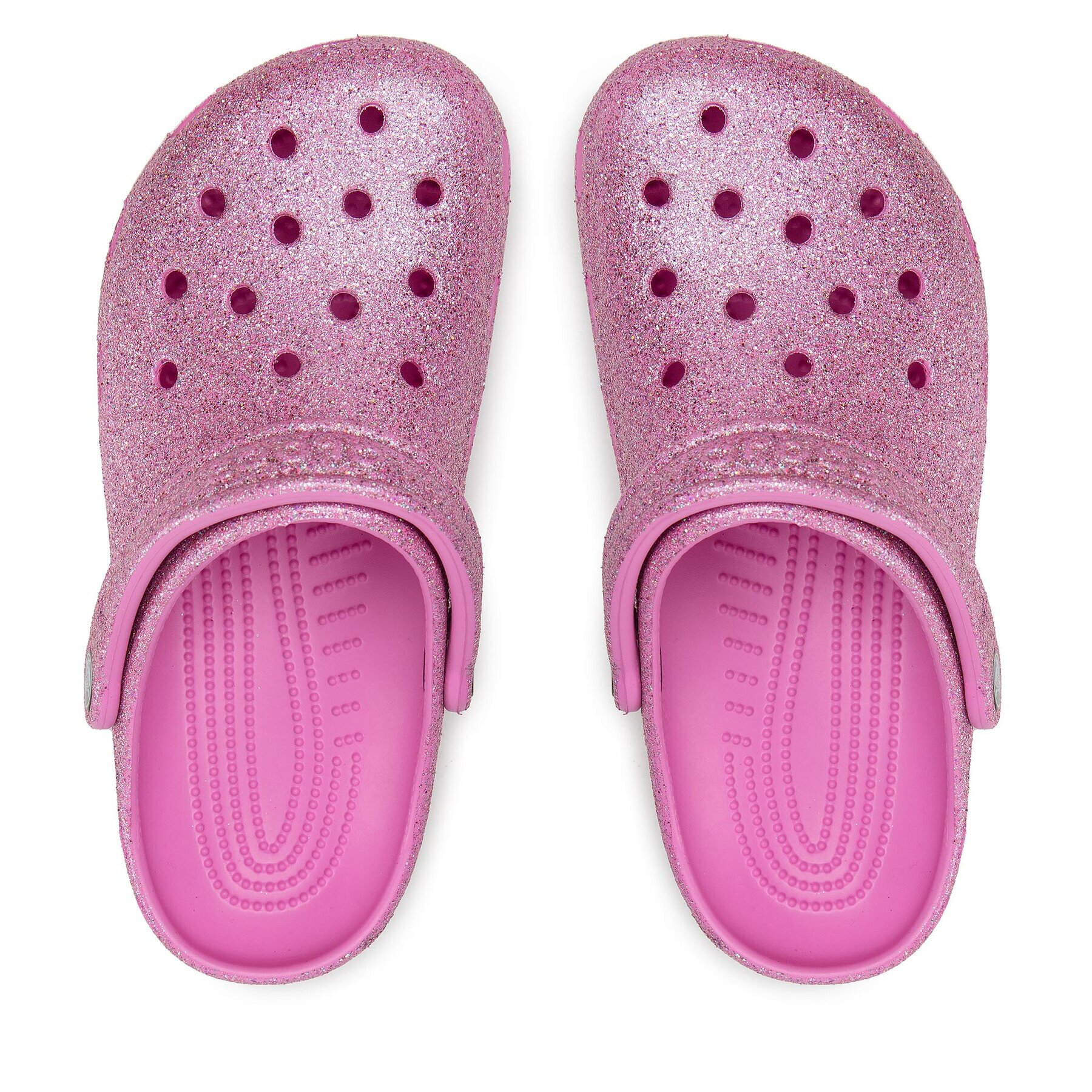 Crocs Șlapi Classic Glitter 207551 Roz - Pled.ro