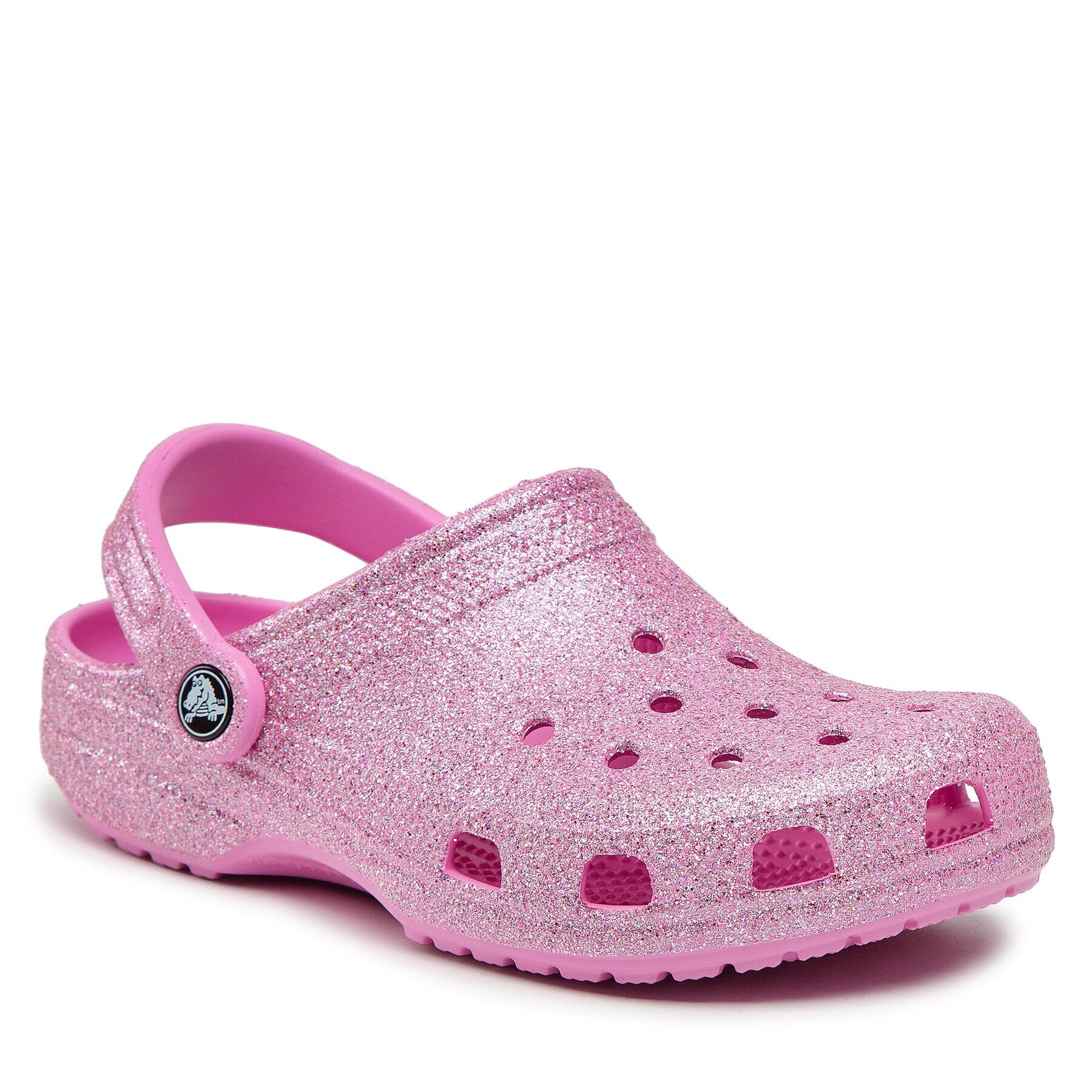 Crocs Șlapi Classic Glitter 207551 Roz - Pled.ro