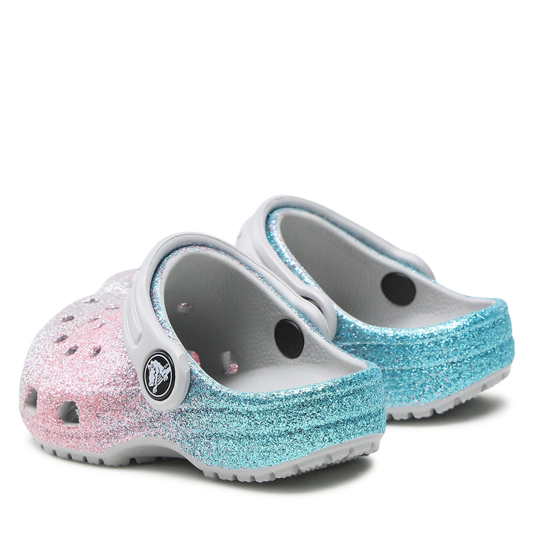 Crocs Șlapi Classic Glitter Clog T 206992 Colorat - Pled.ro