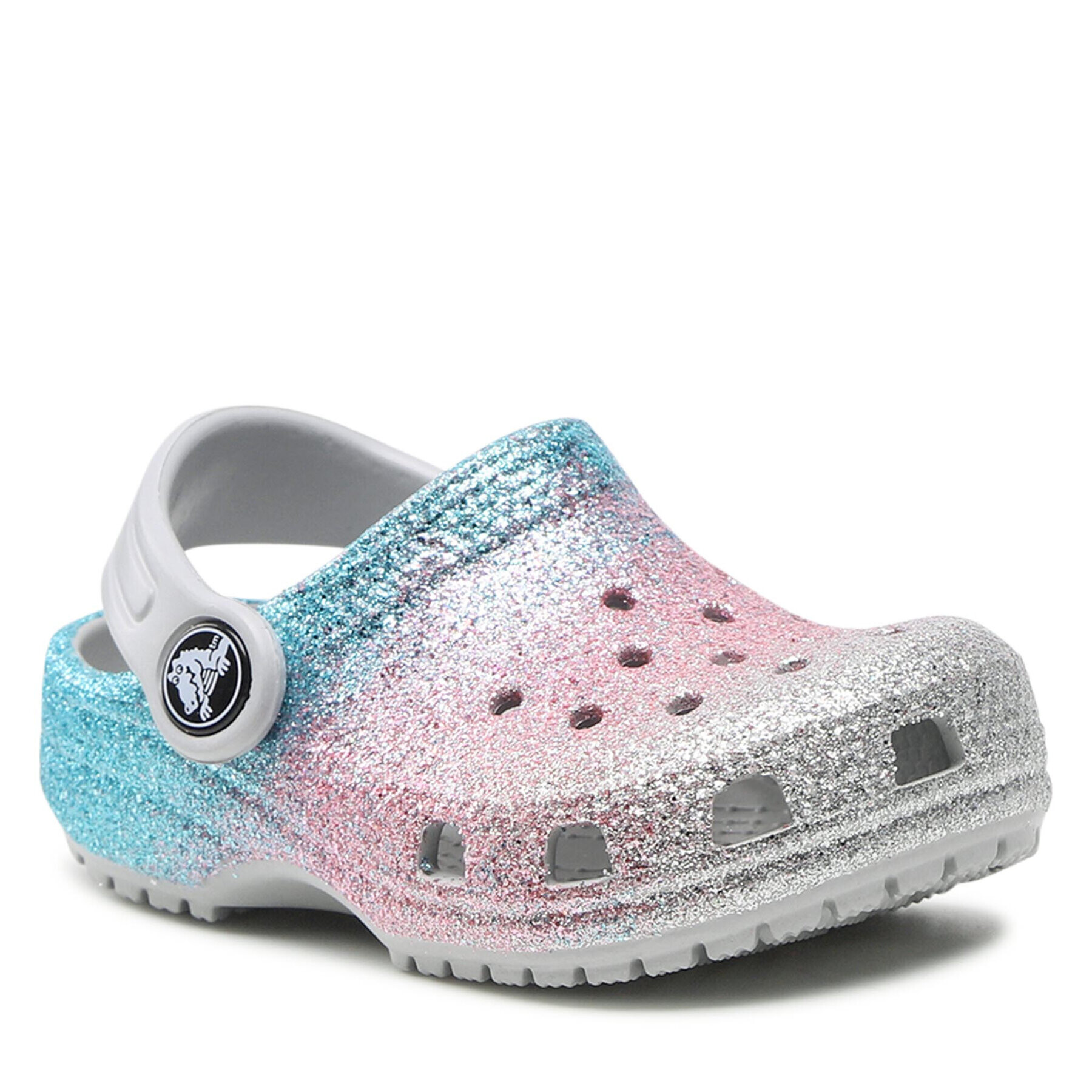 Crocs Șlapi Classic Glitter Clog T 206992 Colorat - Pled.ro