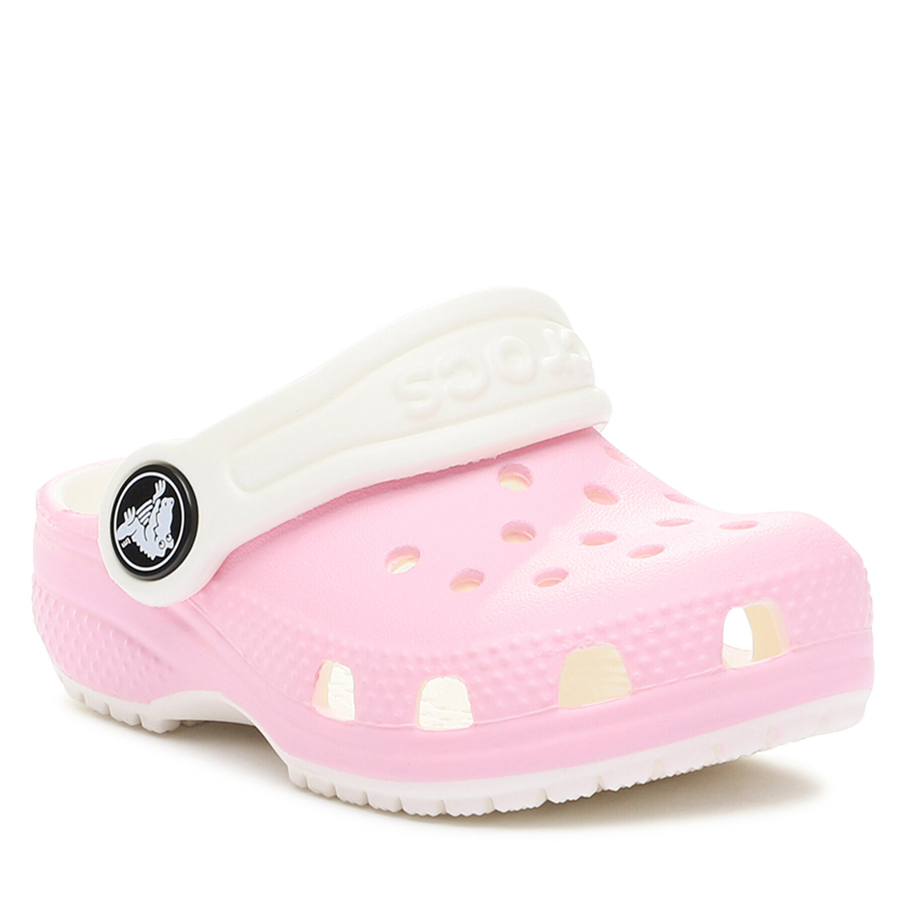 Crocs Șlapi Classic Glow In The Dark Clog T 209161 Roz - Pled.ro