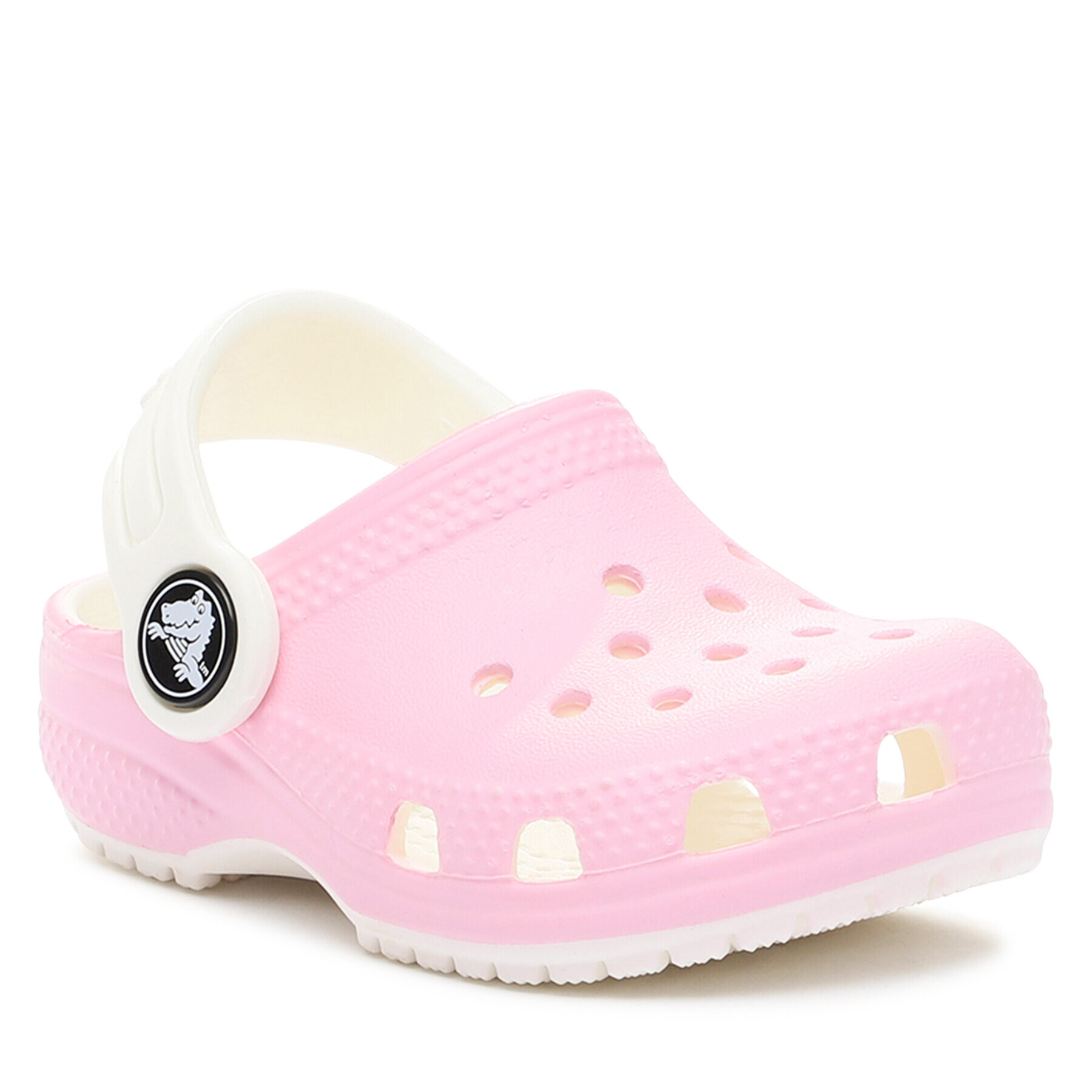 Crocs Șlapi Classic Glow In The Dark Clog T 209161 Roz - Pled.ro