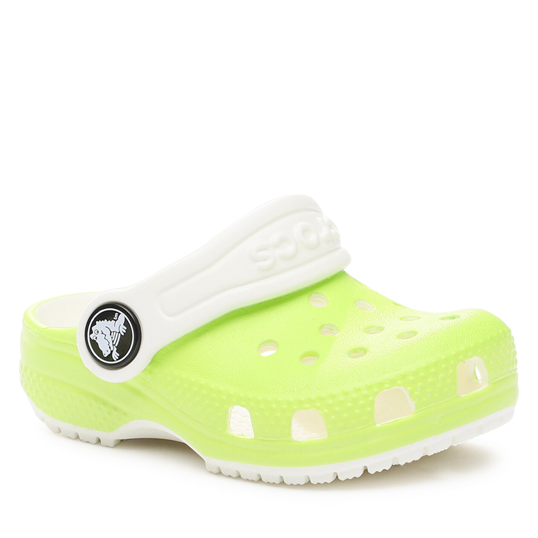 Crocs Șlapi Classic Glow In The Dark Clog T 209161 Verde - Pled.ro