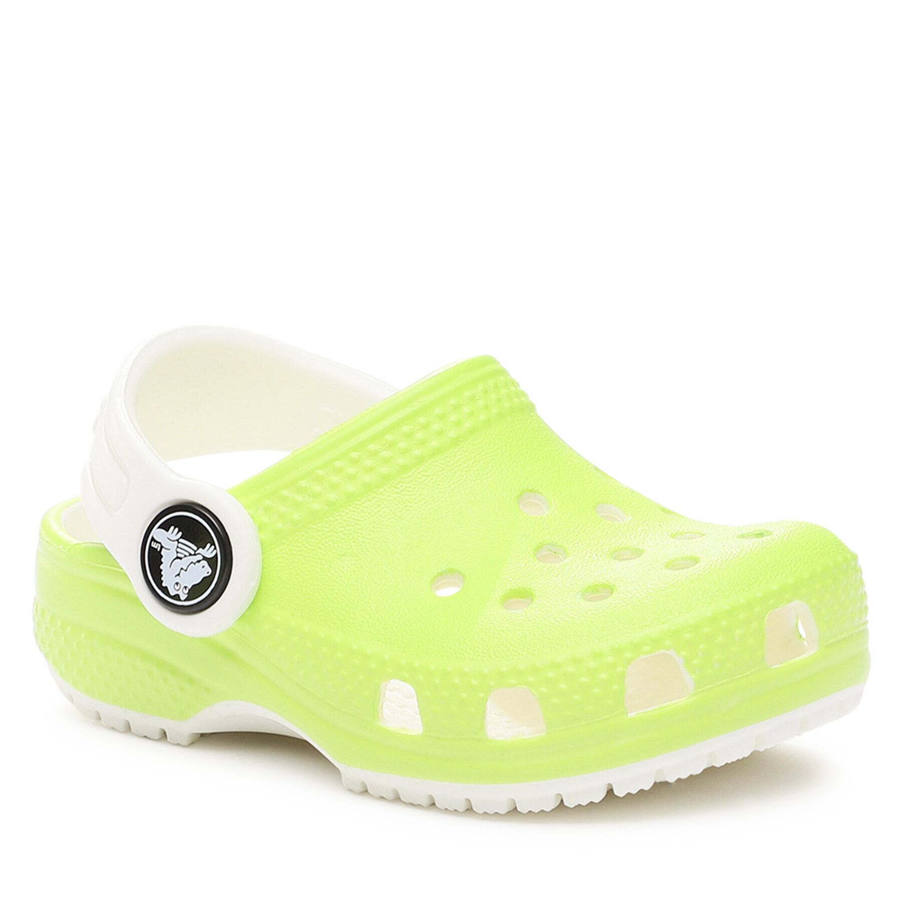 Crocs Șlapi Classic Glow In The Dark Clog T 209161 Verde - Pled.ro