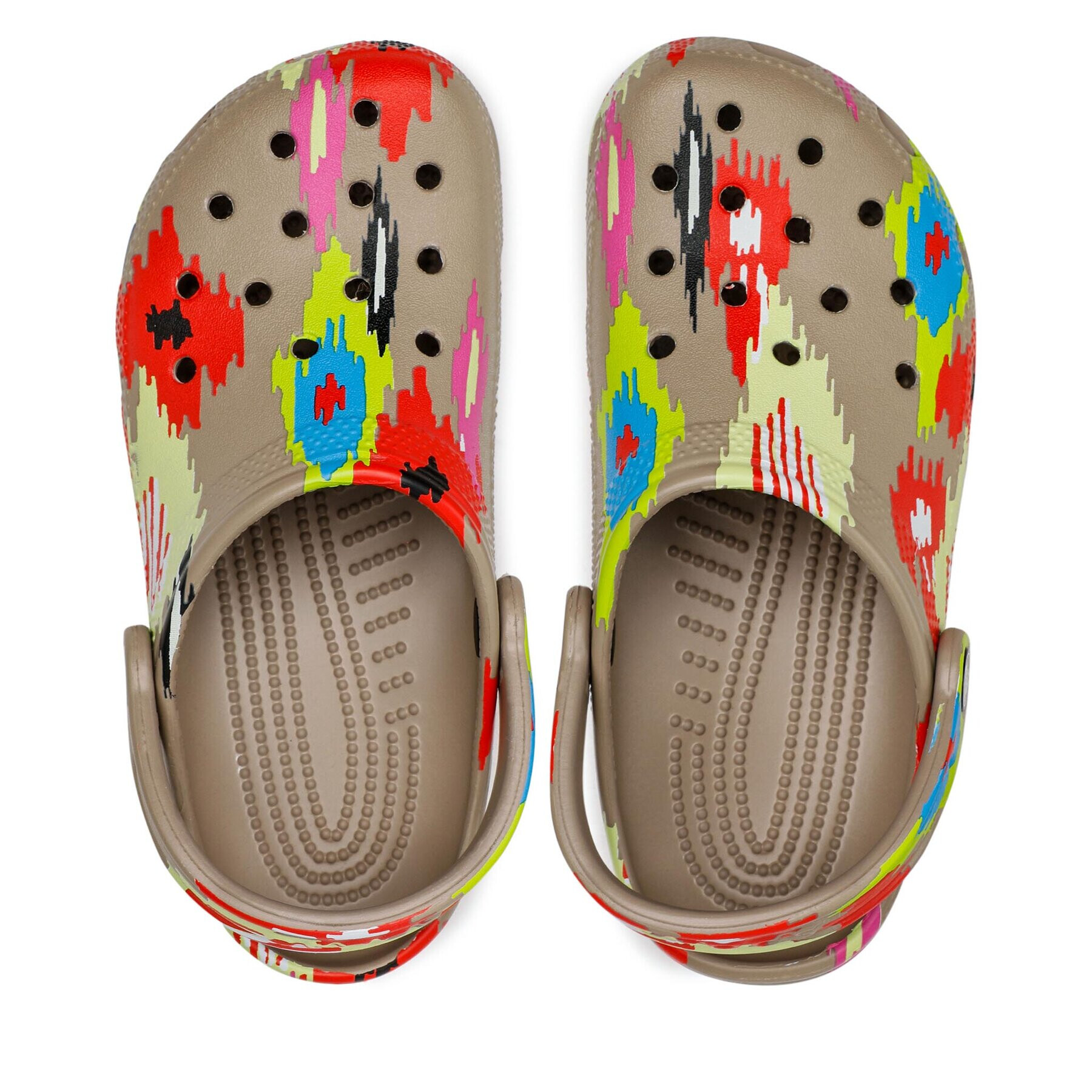 Crocs Șlapi Classic Ikat Clog 208059 Colorat - Pled.ro