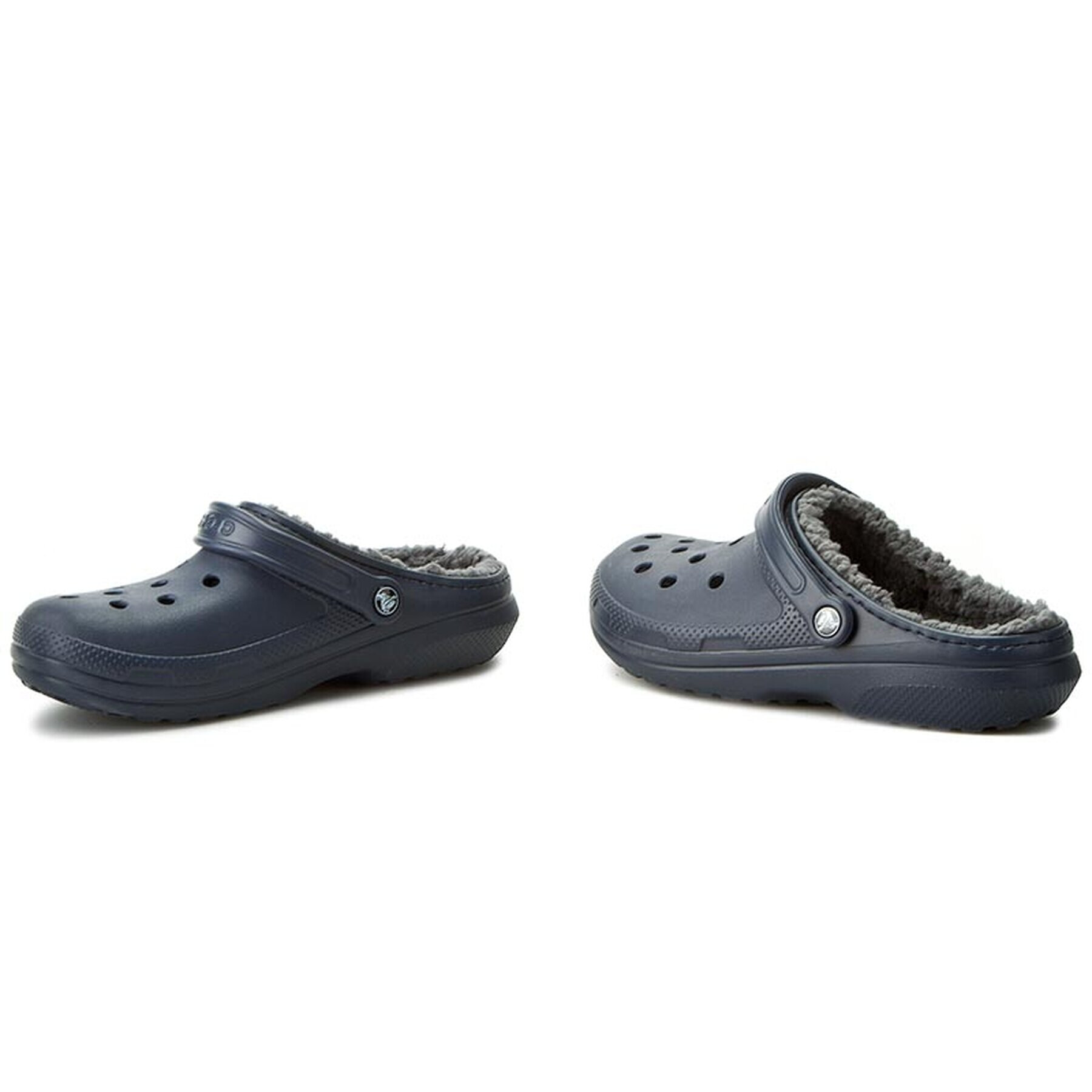 Crocs Șlapi Classic Lined Clog 203591 Bleumarin - Pled.ro