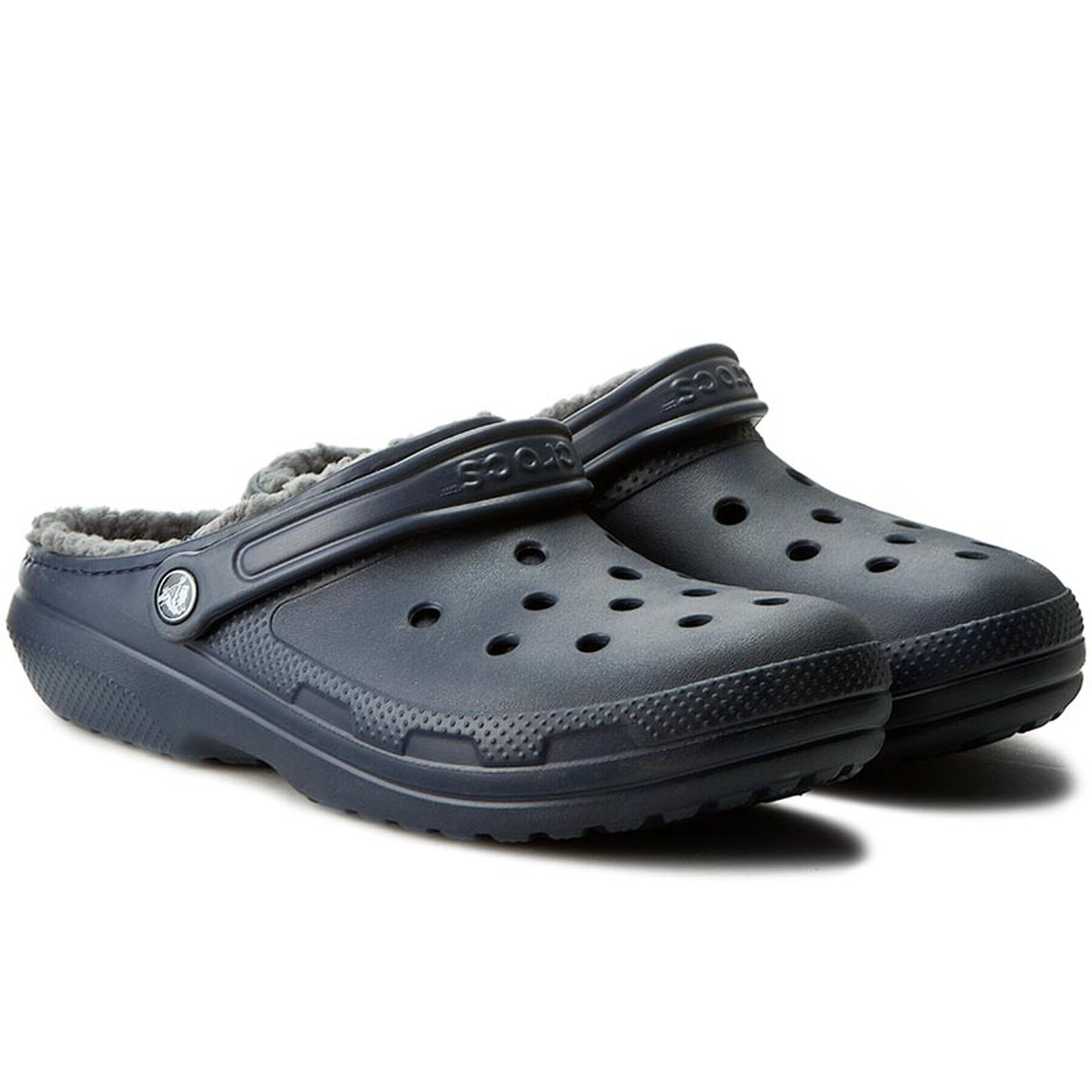 Crocs Șlapi Classic Lined Clog 203591 Bleumarin - Pled.ro