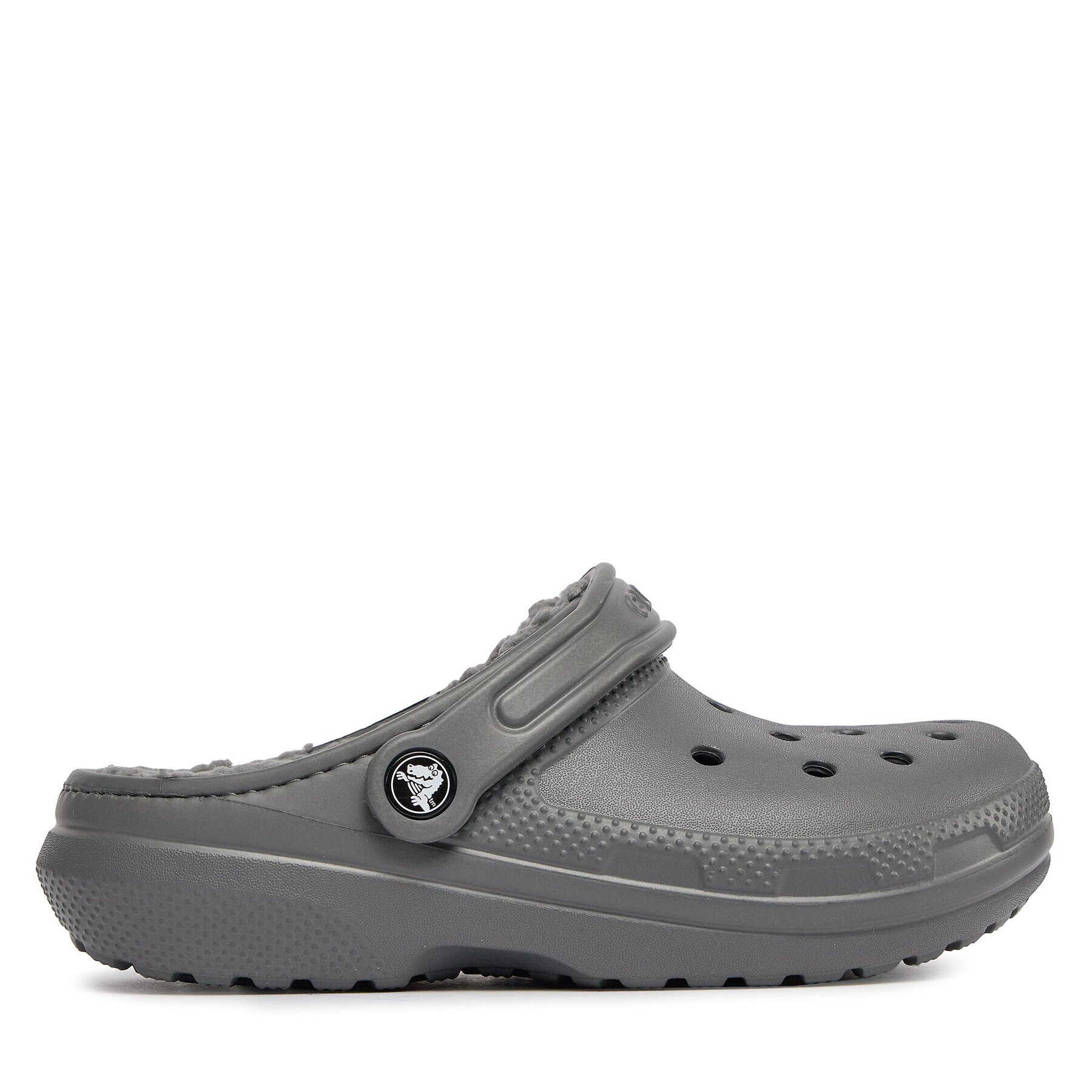 Crocs Șlapi Classic Lined Clog 203591 Gri - Pled.ro