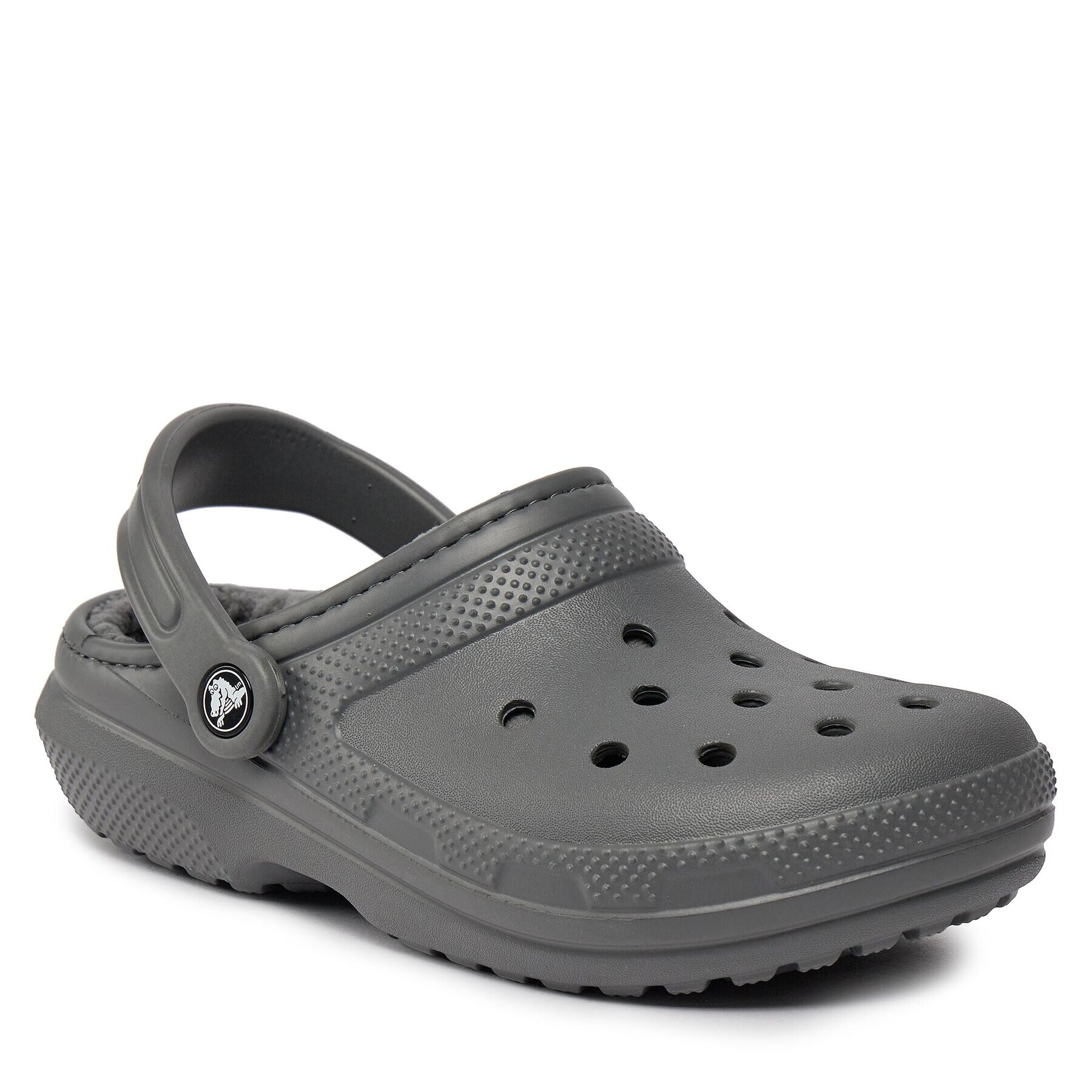 Crocs Șlapi Classic Lined Clog 203591 Gri - Pled.ro