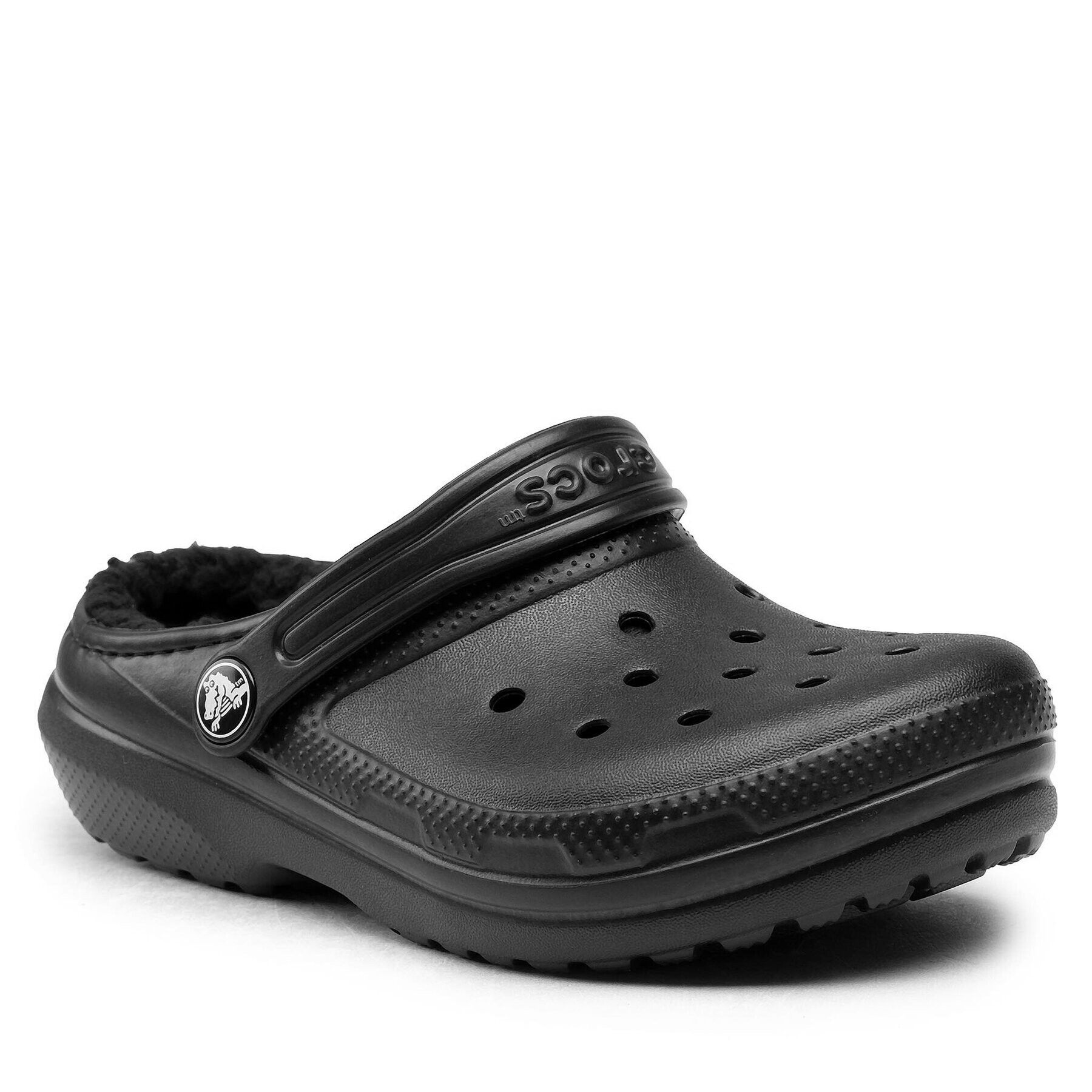 Crocs Șlapi Classic Lined Clog K 207010 Negru - Pled.ro