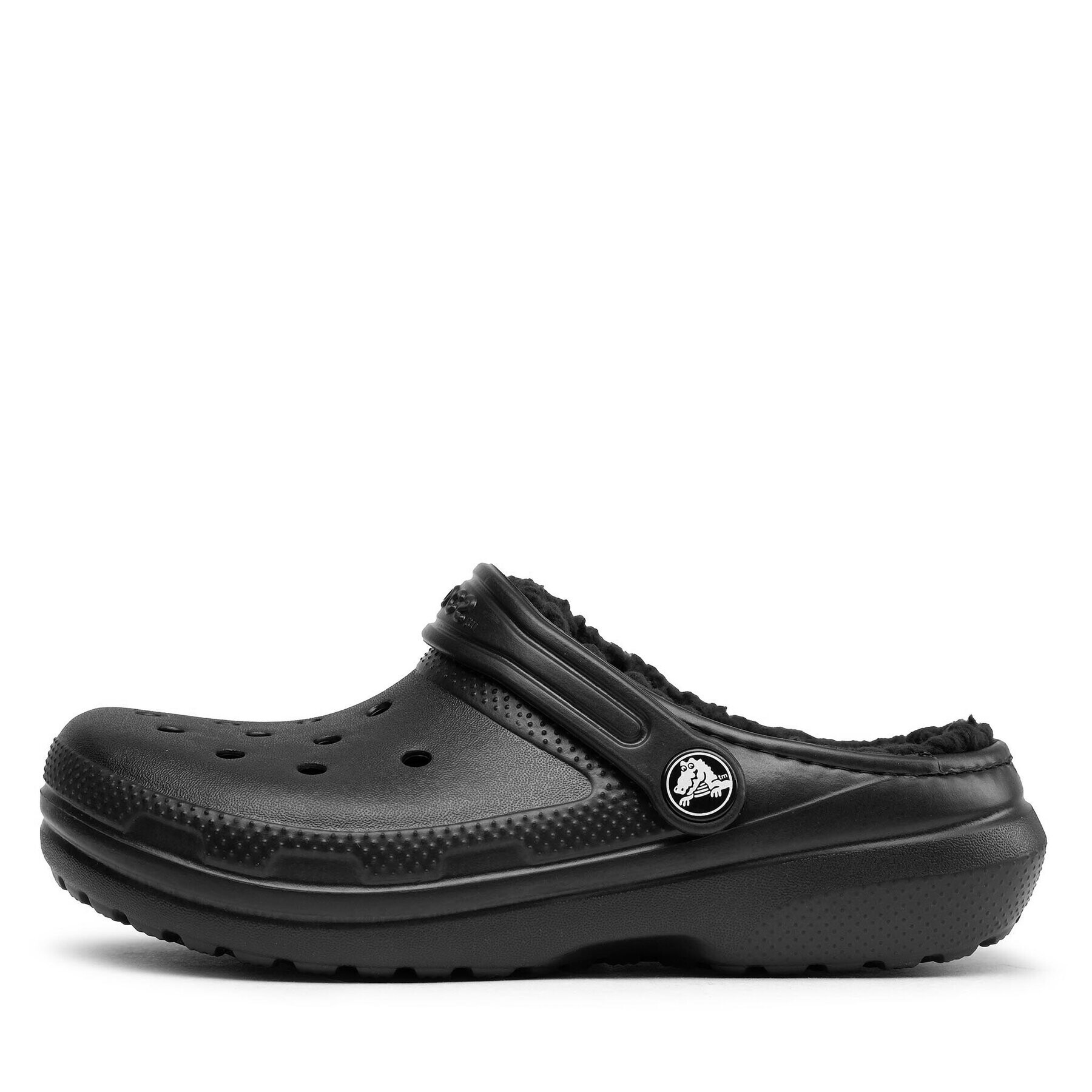 Crocs Șlapi Classic Lined Clog K 207010 Negru - Pled.ro