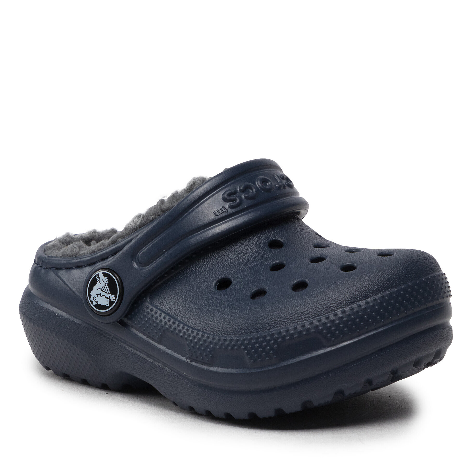 Crocs Șlapi Classic Lined Clog T 207009 Bleumarin - Pled.ro