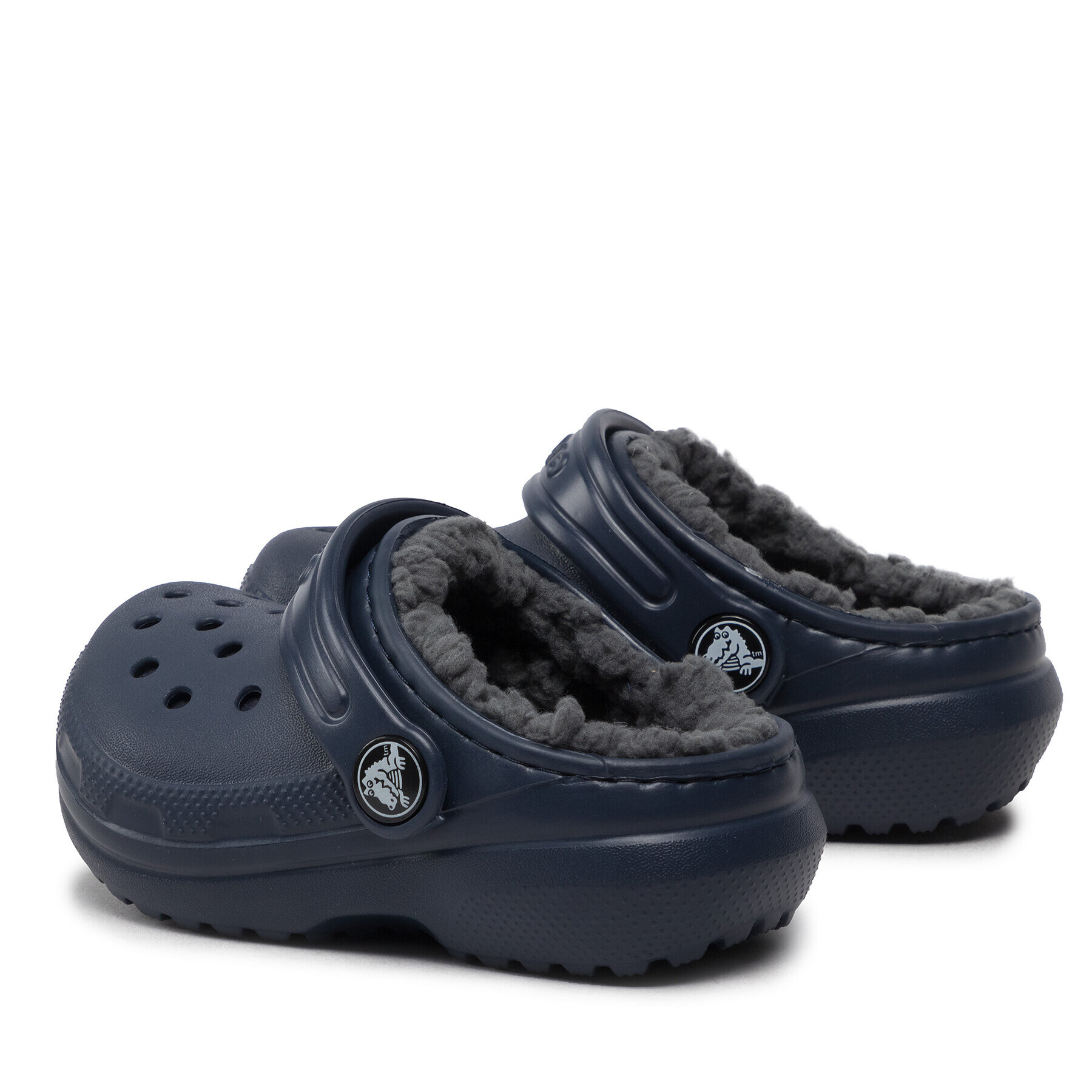 Crocs Șlapi Classic Lined Clog T 207009 Bleumarin - Pled.ro