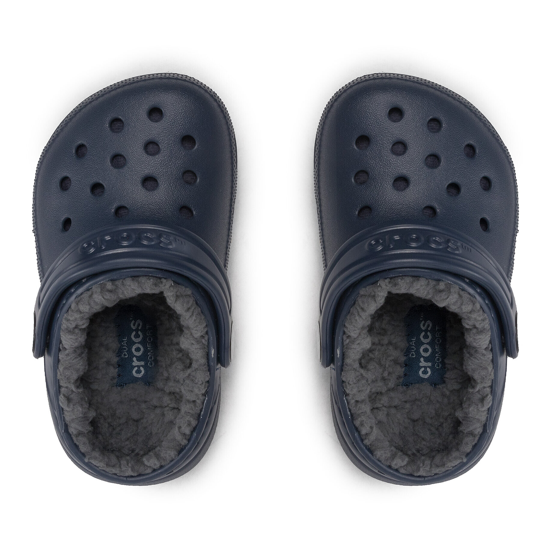 Crocs Șlapi Classic Lined Clog T 207009 Bleumarin - Pled.ro