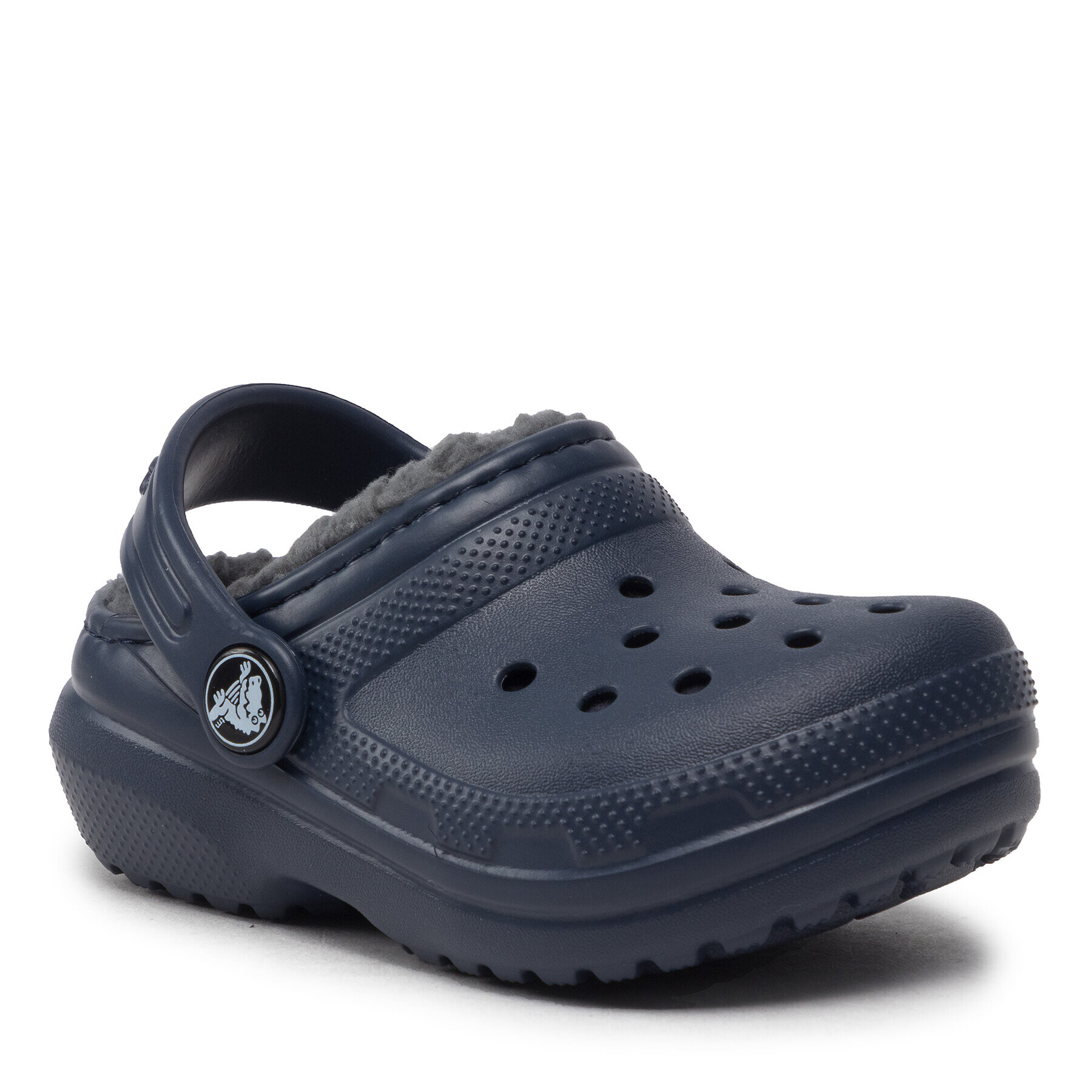 Crocs Șlapi Classic Lined Clog T 207009 Bleumarin - Pled.ro