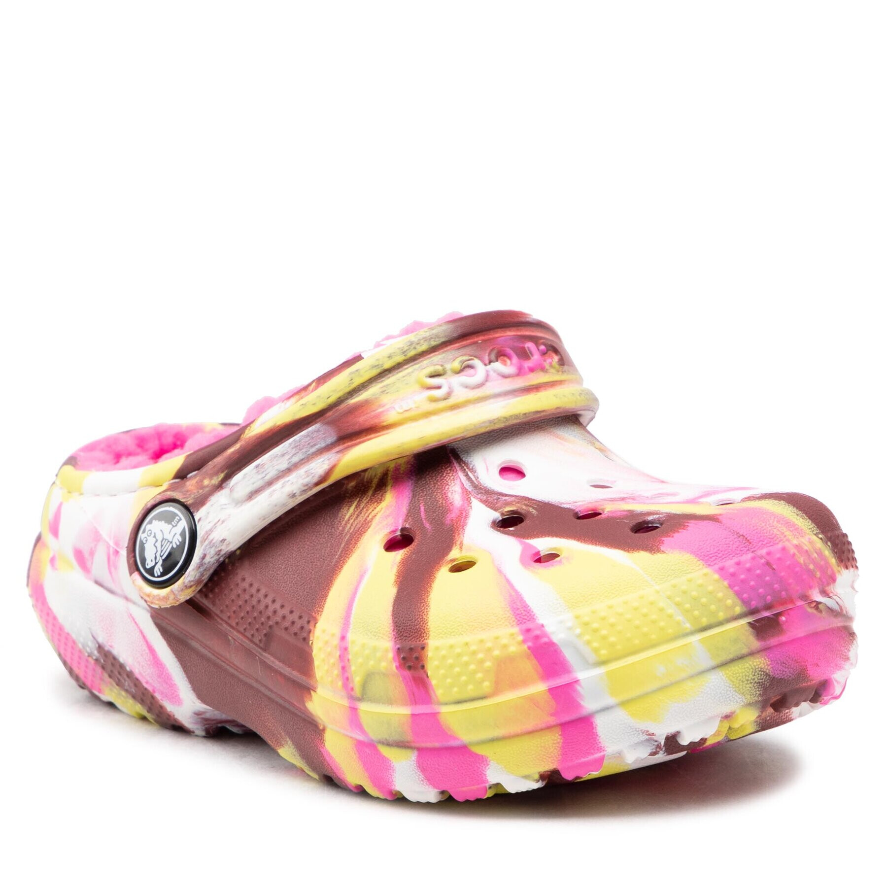 Crocs Șlapi Classic Lined Marbled Cgt 207778 Colorat - Pled.ro