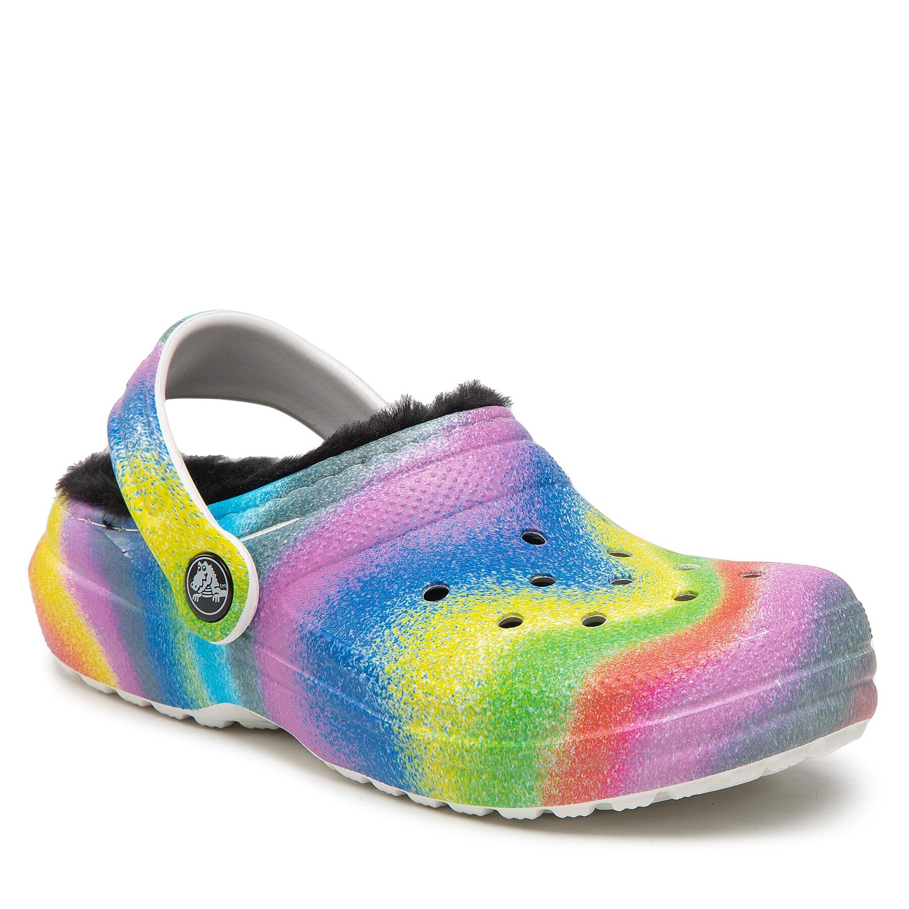 Crocs Șlapi Classic Lined Spray Dye Clog K 208081 Colorat - Pled.ro