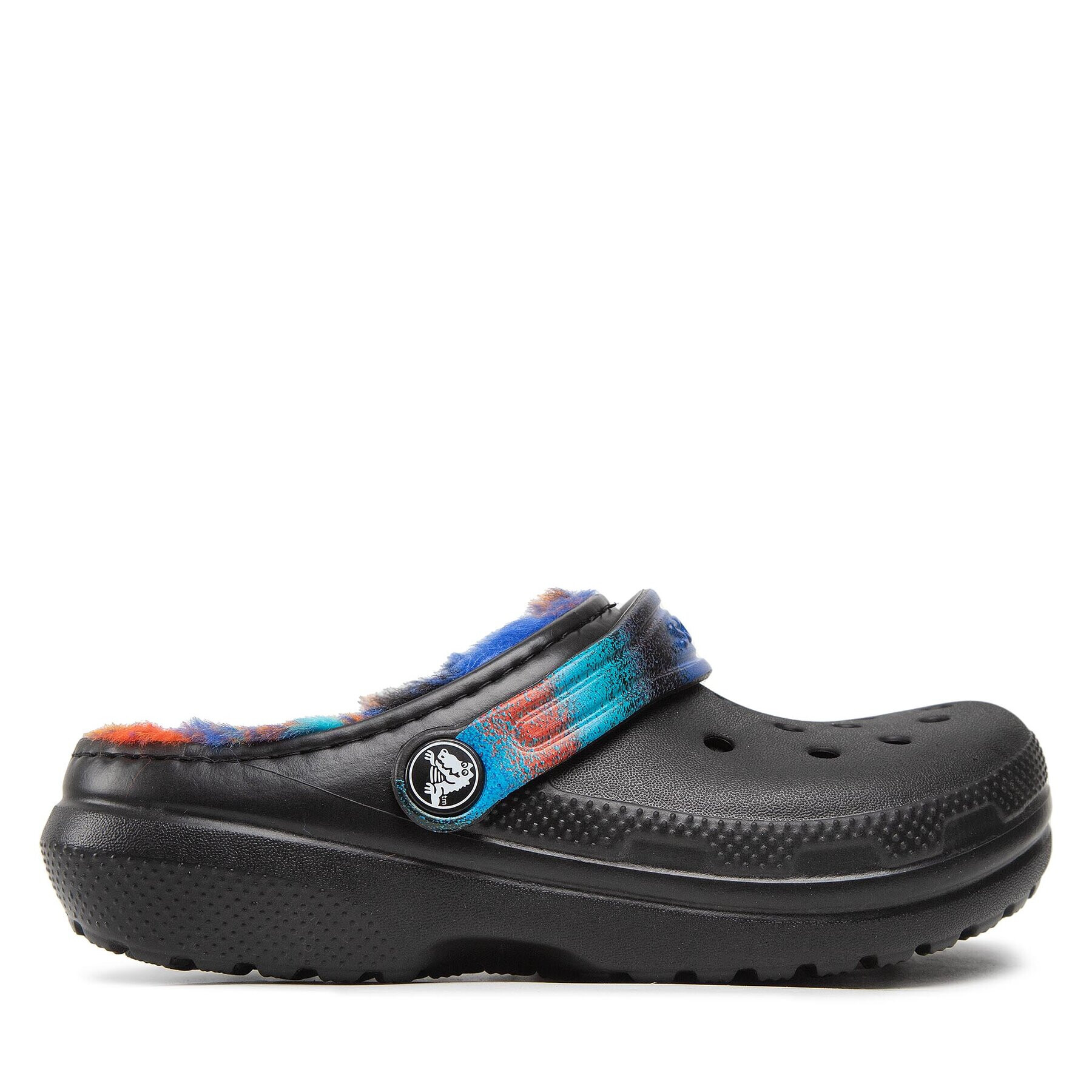 Crocs Șlapi Classic Lined Spray Dye Clog K 208081 Negru - Pled.ro