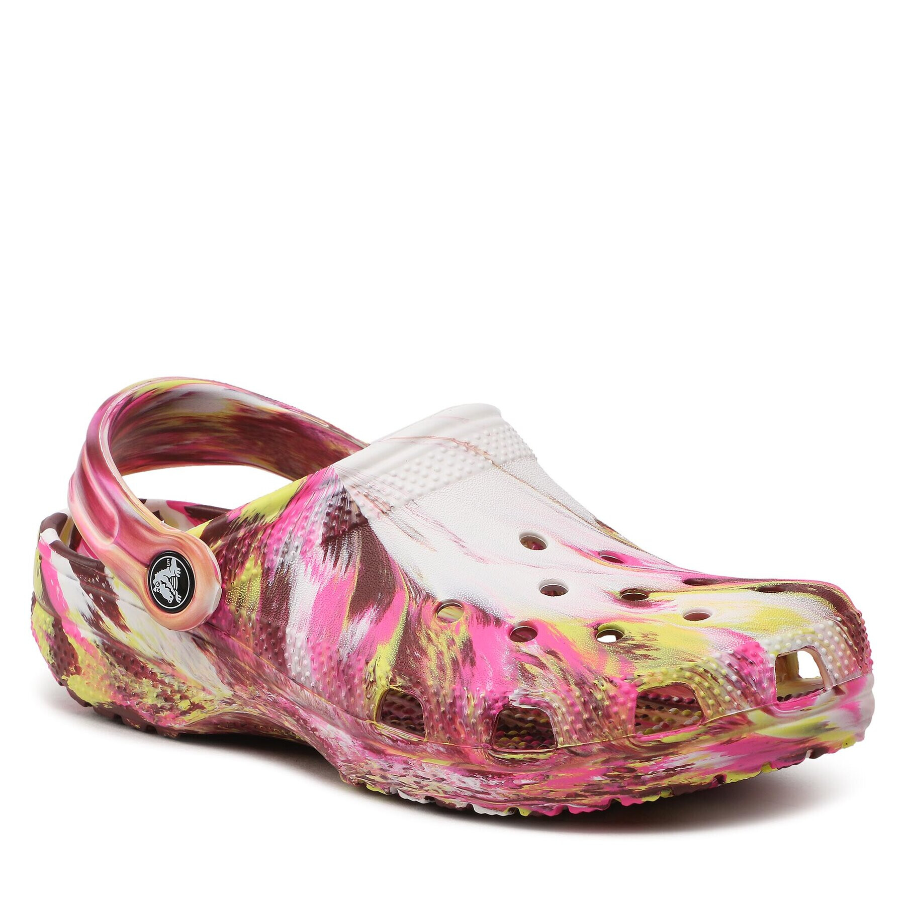 Crocs Șlapi Classic Marbled Clog 206867 Roz - Pled.ro